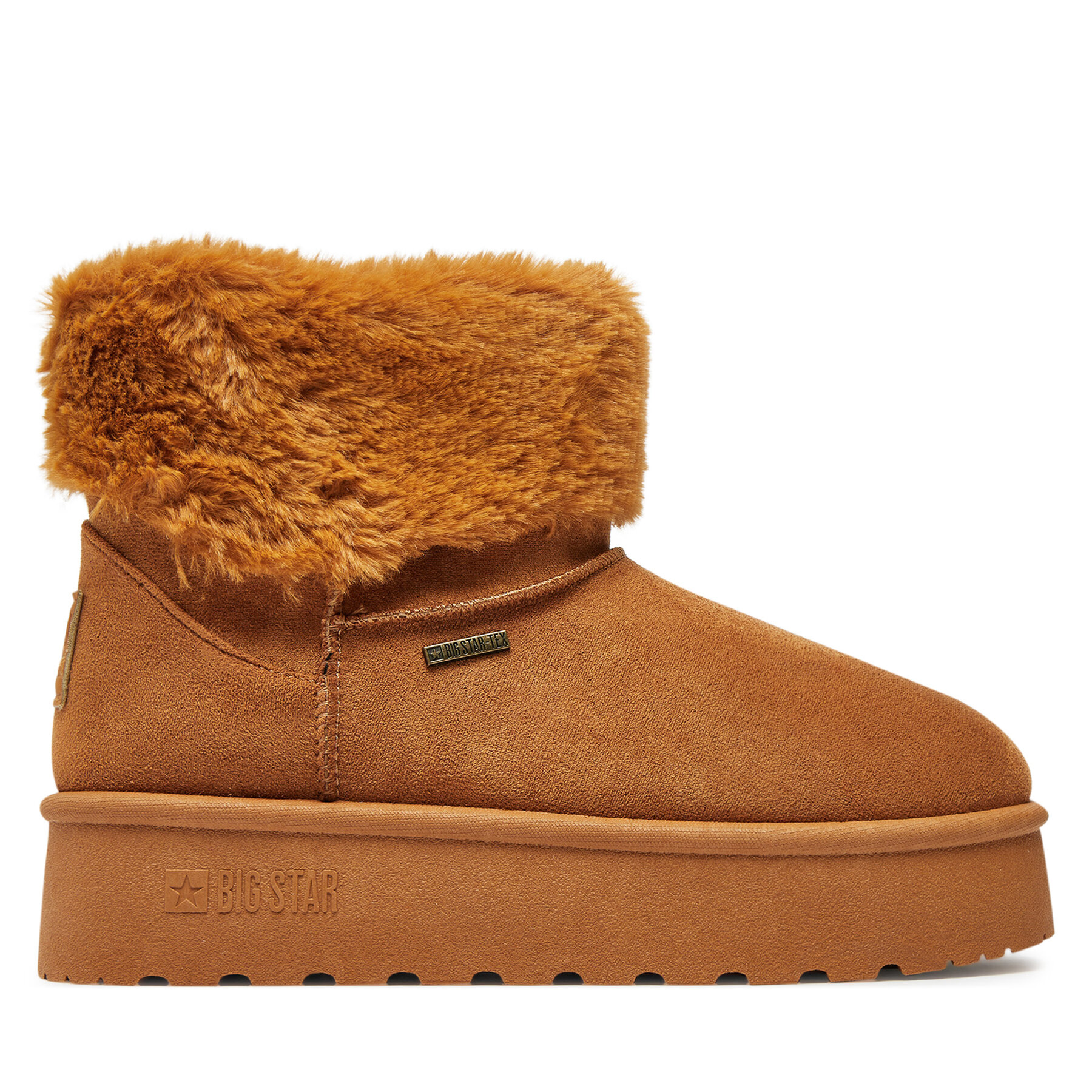 Dámske Snehule Big Star Shoes, Rozmer: 37, Hnedá, OO274A106