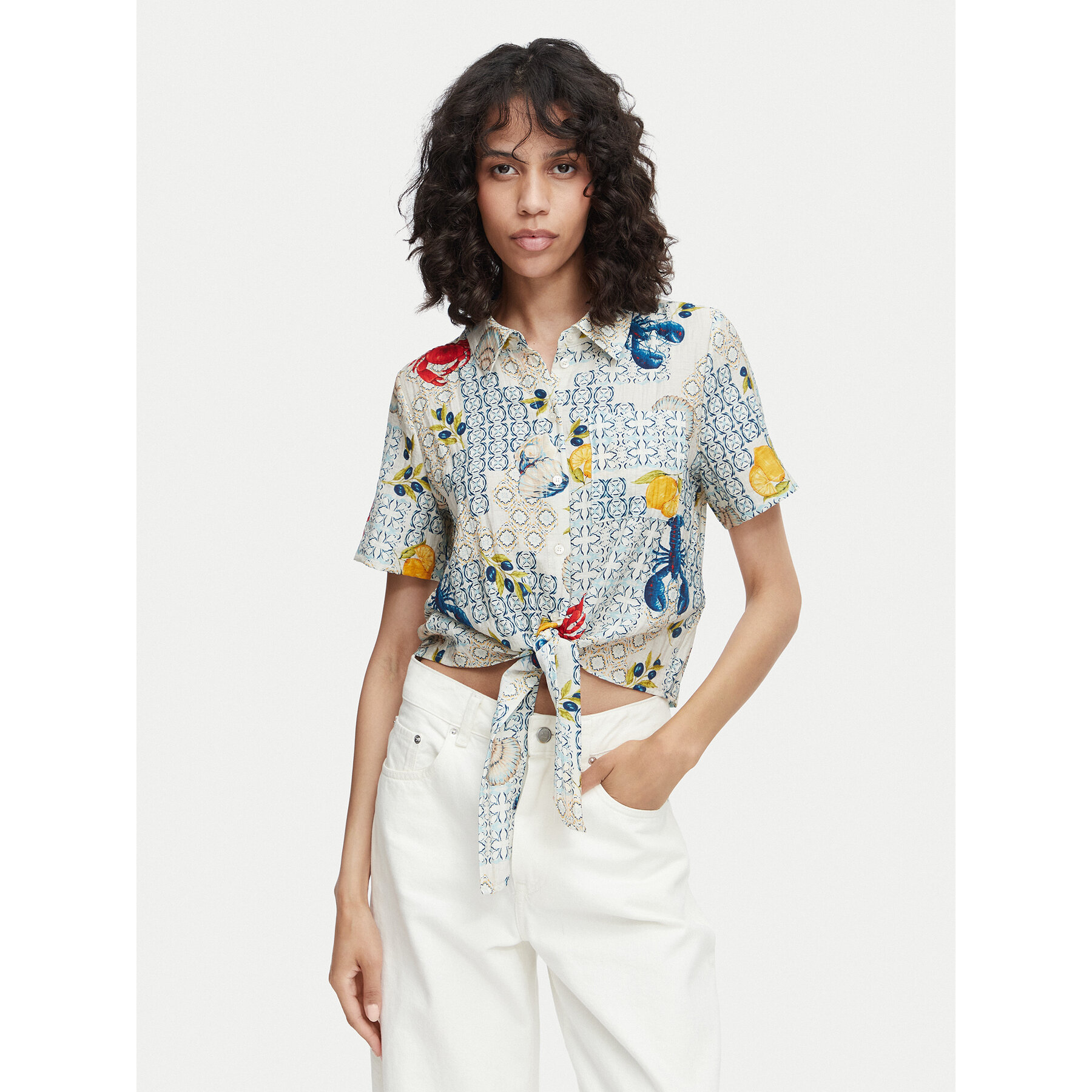 Vero Moda Hemd Valentina 10351011 Bunt Regular Fit