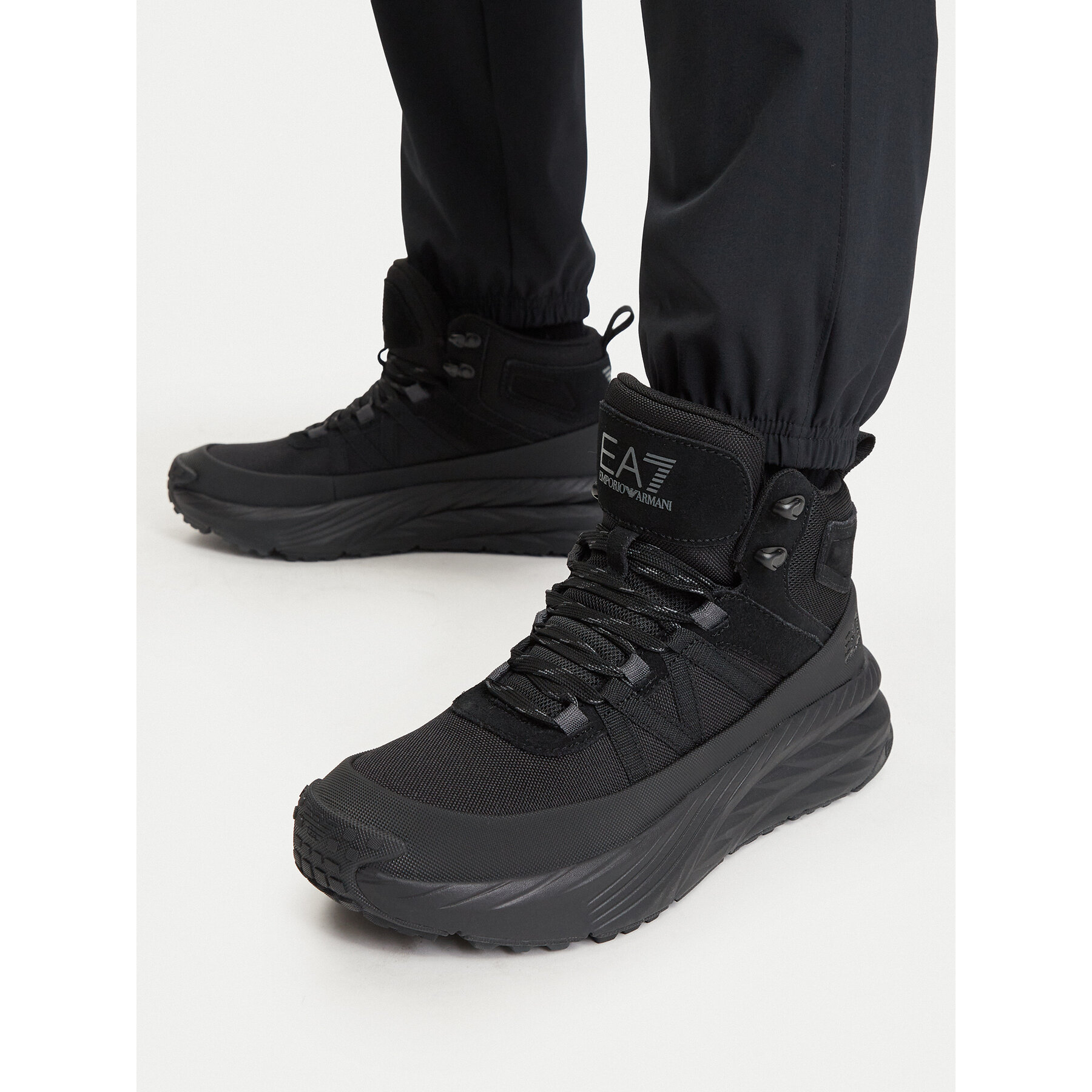 Tenisice EA7 Emporio Armani Stivale 7X000299 AF18450 MZ042 Crna