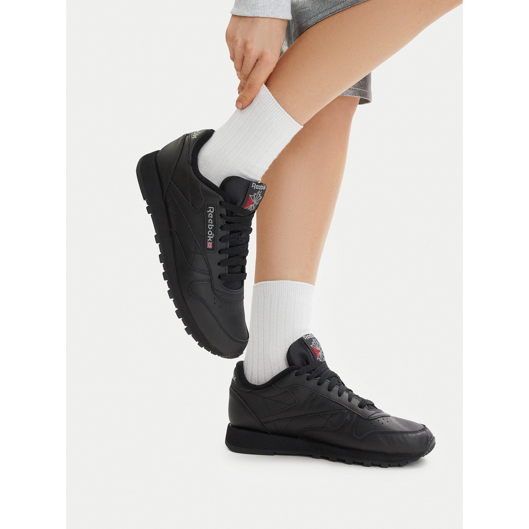 Sneakers Reebok SS-CLASSIC LEATHER 100008497 Negru