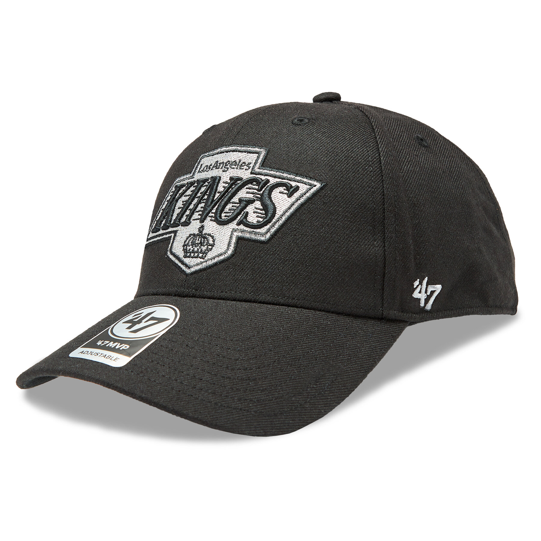 Baseball sapka 47 Brand NHL LA Kings Vintage Ballpark Snap '47 MVP HVIN-BLPMS08WBP-BK88 Fekete