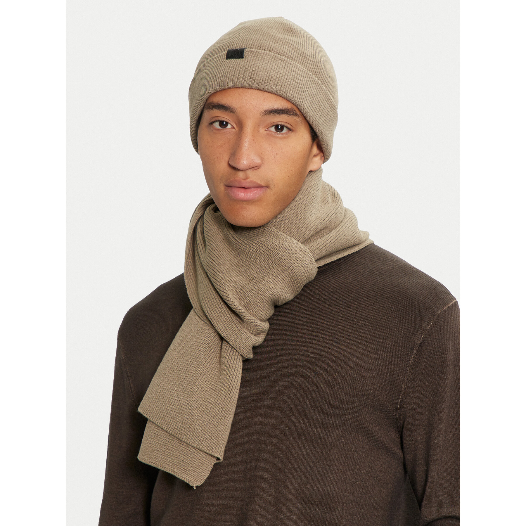 Gorro y bufanda Jack&Jones 12163827 Beis
