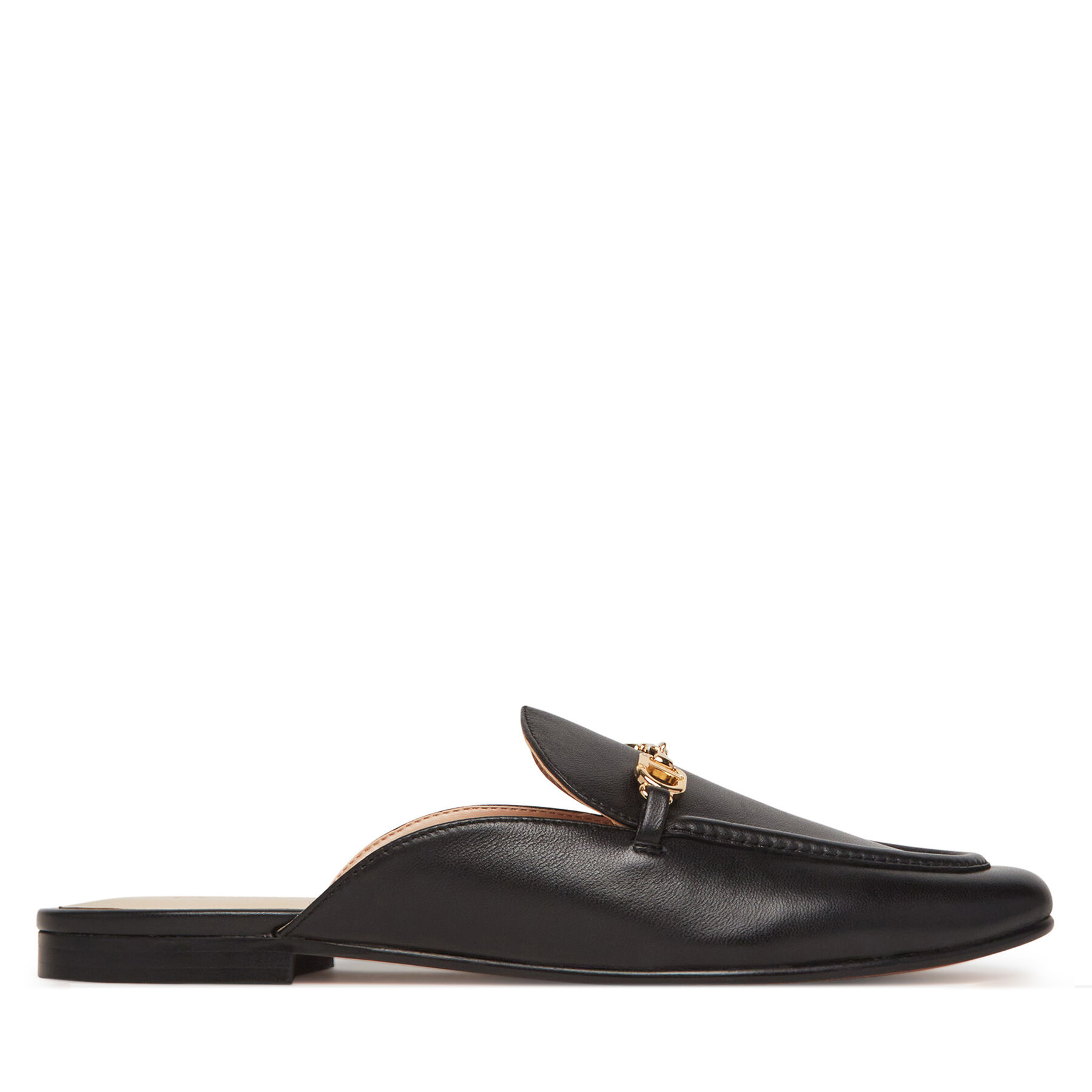 Damen Pantoletten TWINSET, Schuhgröße 39, Schwarz, 251TCP136