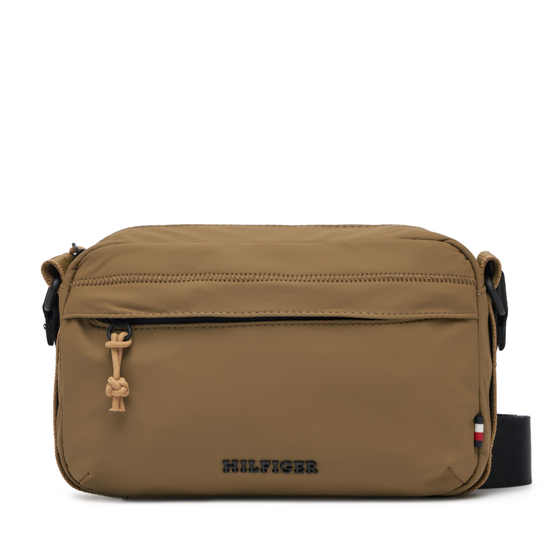 Geantă crossover Tommy Hilfiger Th Colour Ew Reporter AM0AM13219 Kaki