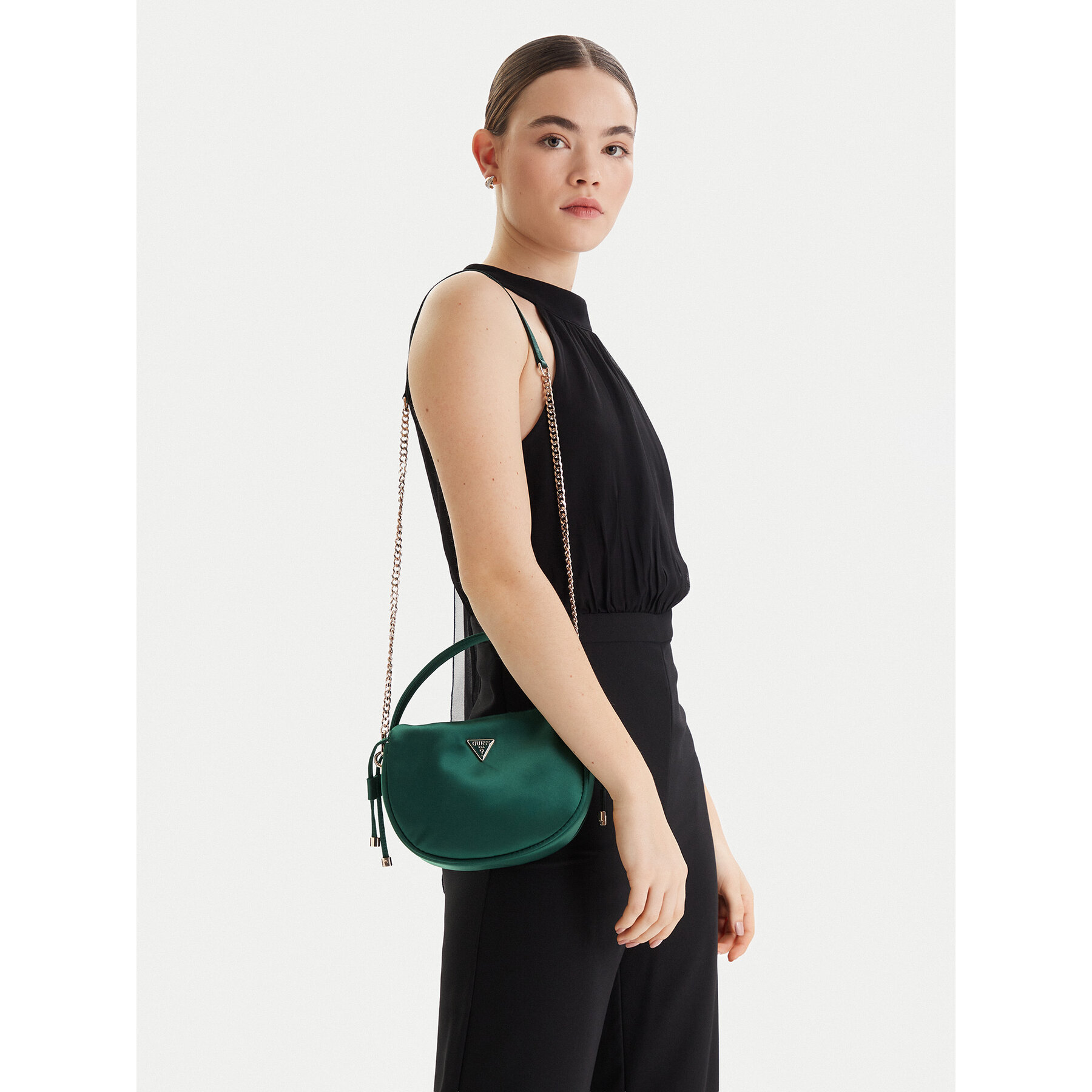 Ročna torba Guess Elsie Mini HWSE96 50750 Zelena