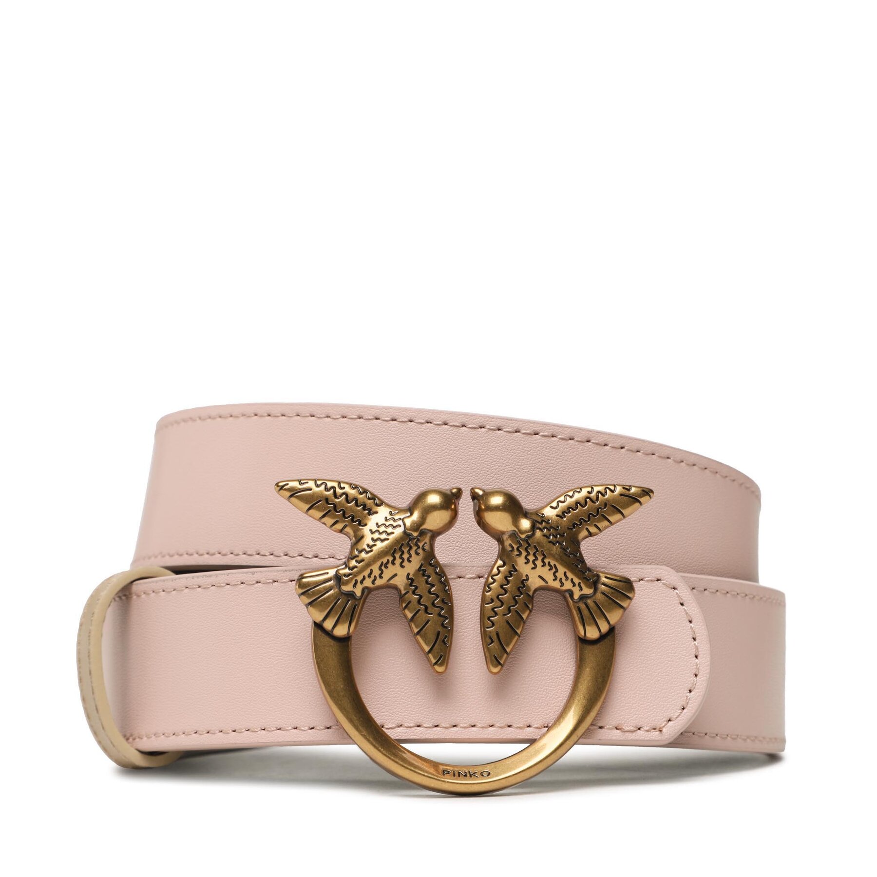 Curea de Damă Pinko Love Berry H3 Double Belt PE 23 PLT01 100871 A0F1 Cipria/T.M YRGQ