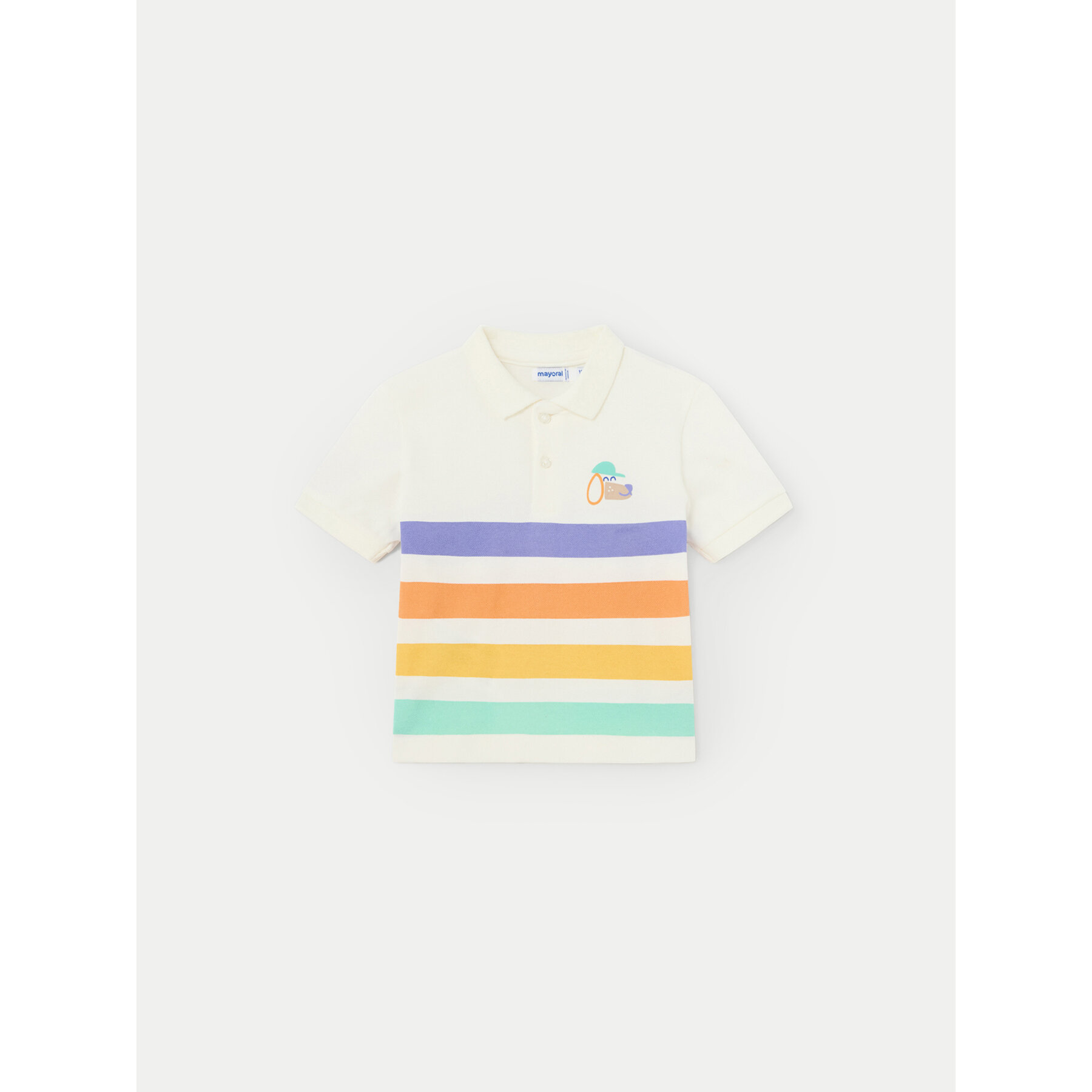 Mayoral Mayoral Polo 01108 Εκρού Regular Fit