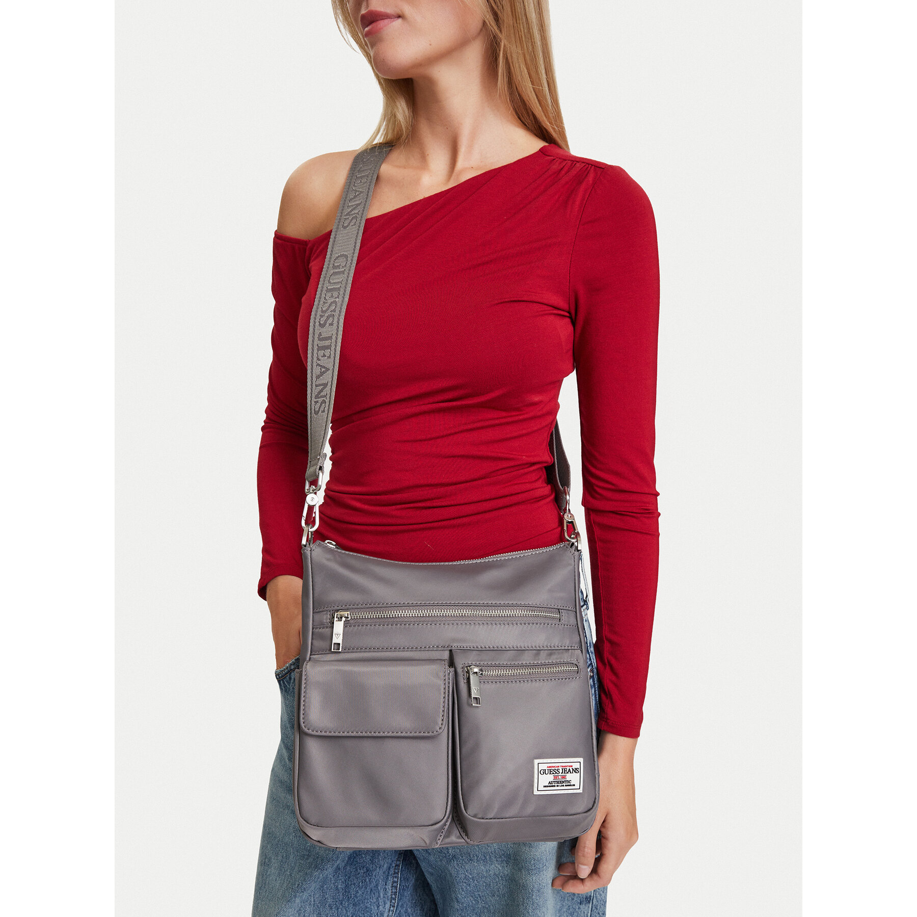 Soma Guess Jeans CWBEO-GUESS-B-004-10 Pelēks