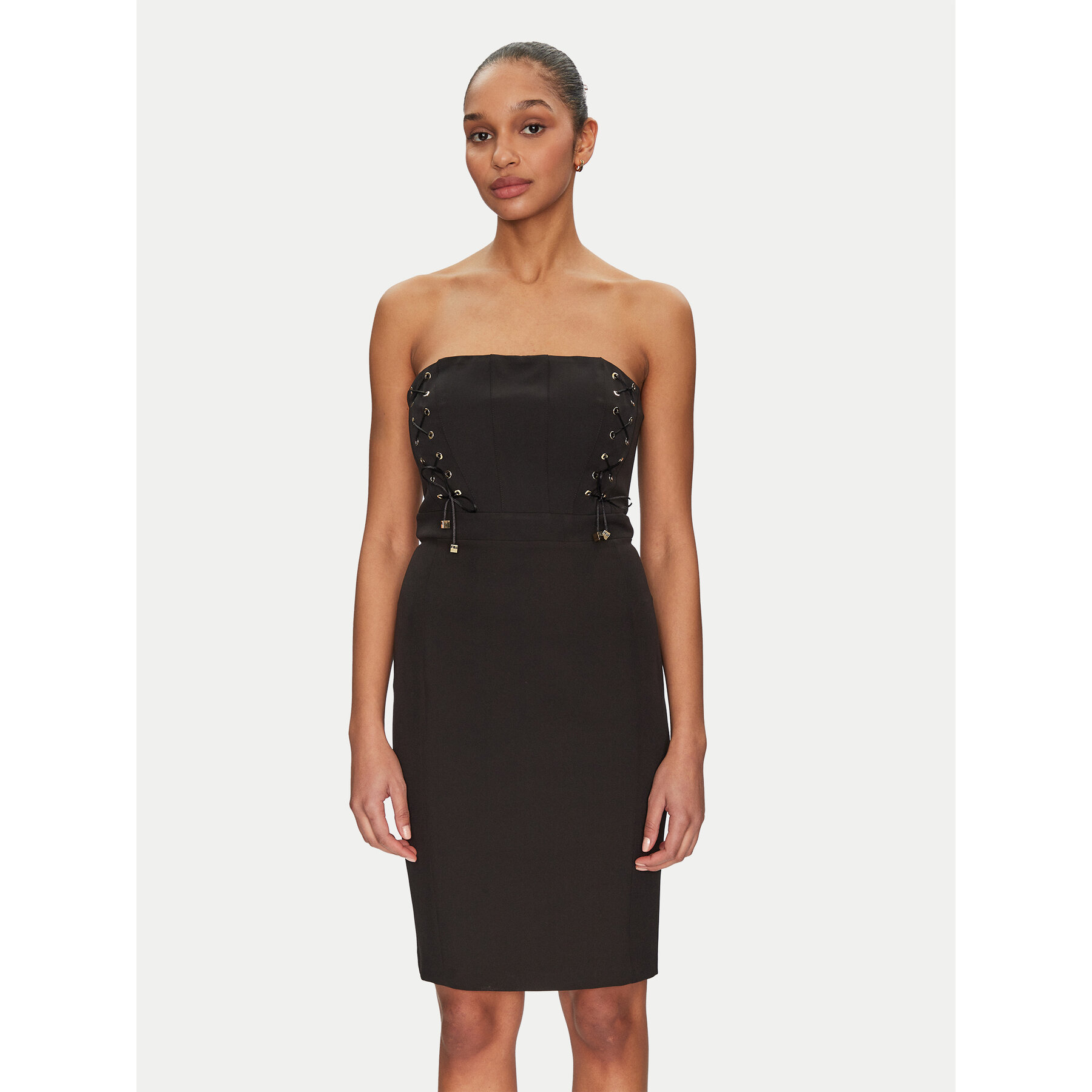 Artigli Coctailkleid ACAB000923 Schwarz Regular Fit