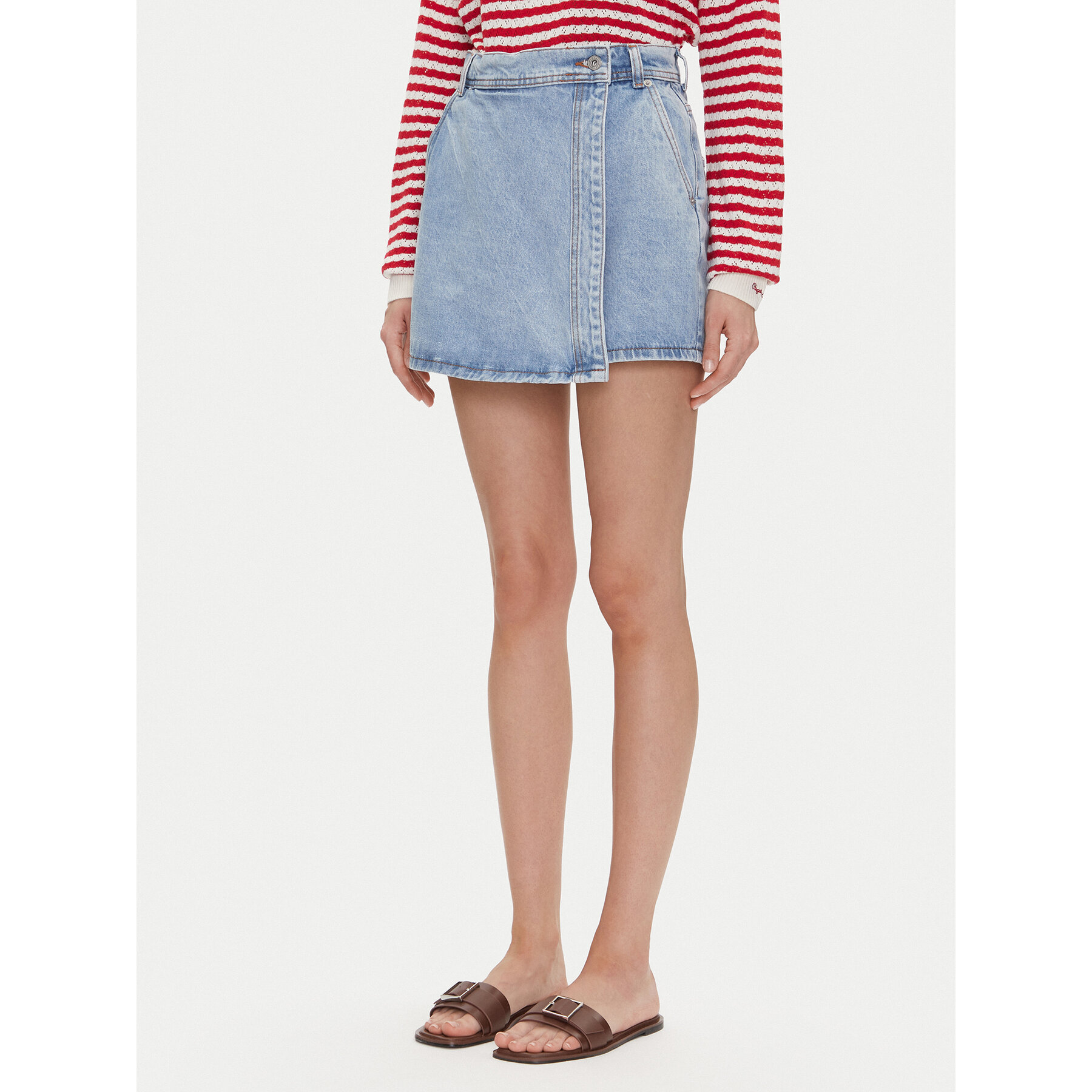 Pepe Jeans Skorts PL801187 Blau Regular Fit