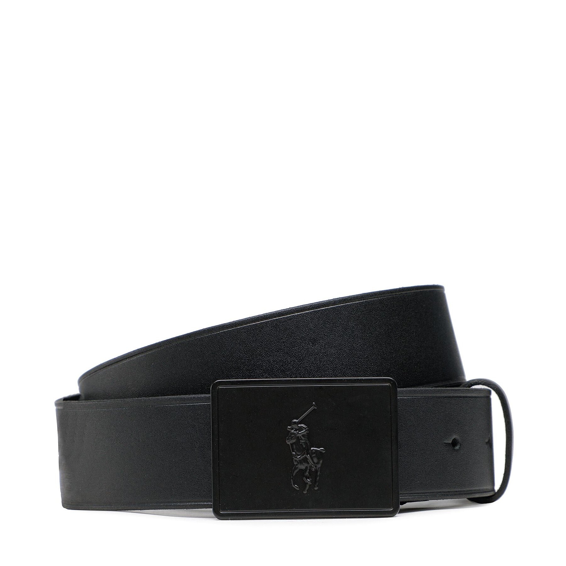 Pánsky opasok Polo Ralph Lauren 36mm Pp Plaque Belt 405691693005 Čierna