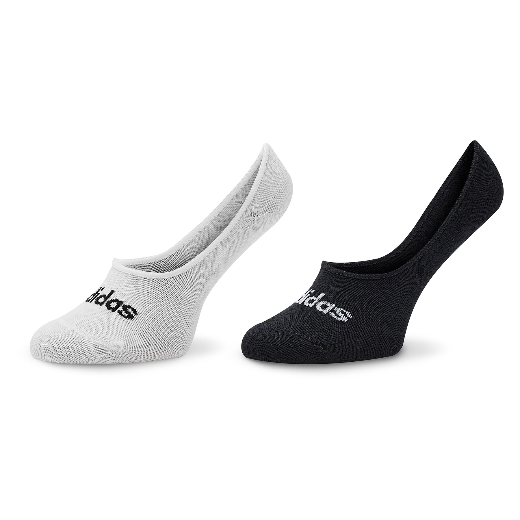 Unisex bokazokni adidas, Méret: 43/45, Fehér, Thin Linear Ballerina Socks 2 Pairs HT3448