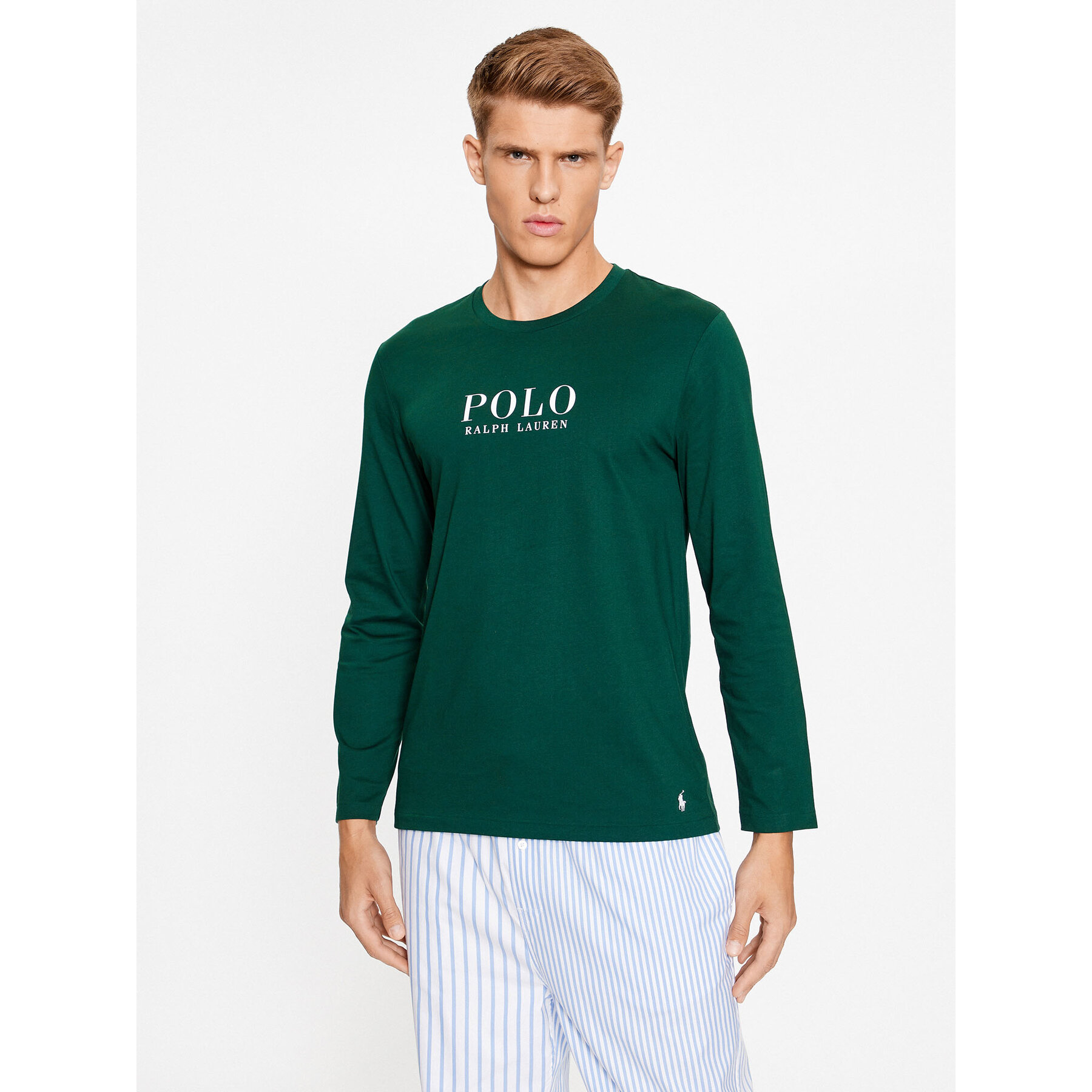 Polo Ralph Lauren Maglietta del pigiama 714899614007 Verde Regular Fit