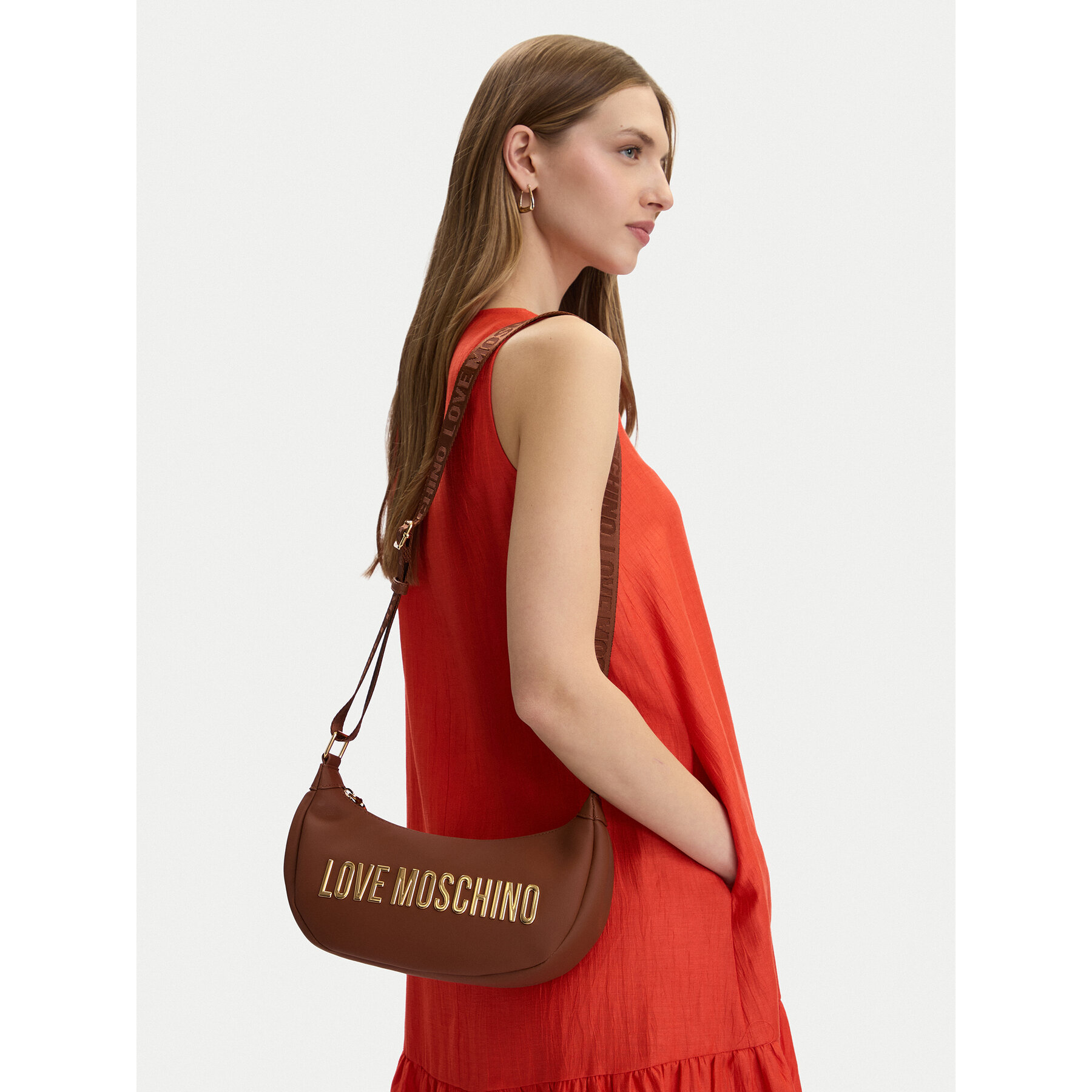 Geantă LOVE MOSCHINO JC4245PP0OKD0300 Maro