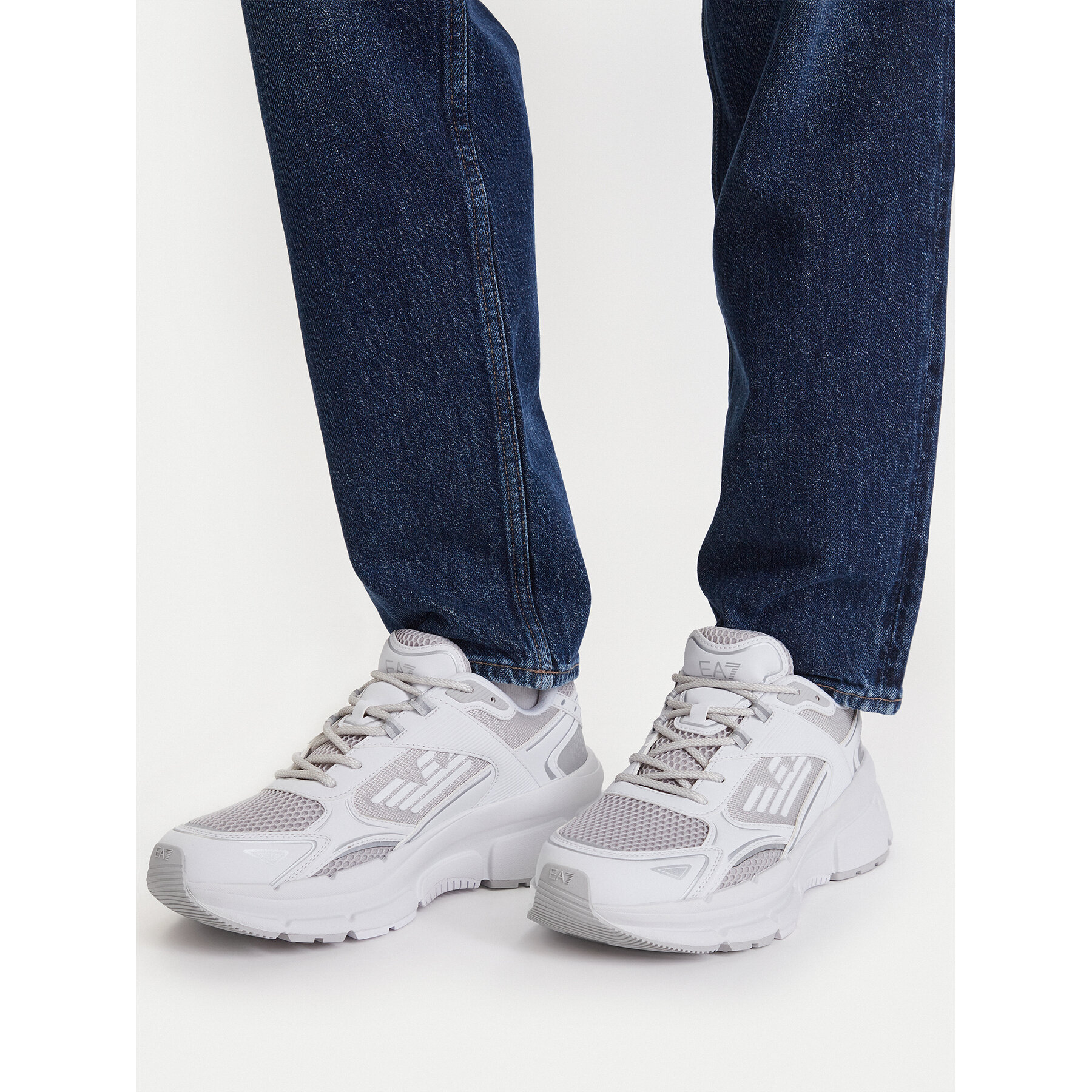 Sneakers EA7 Emporio Armani 7X000663 AF23619 MZ203 Argintiu