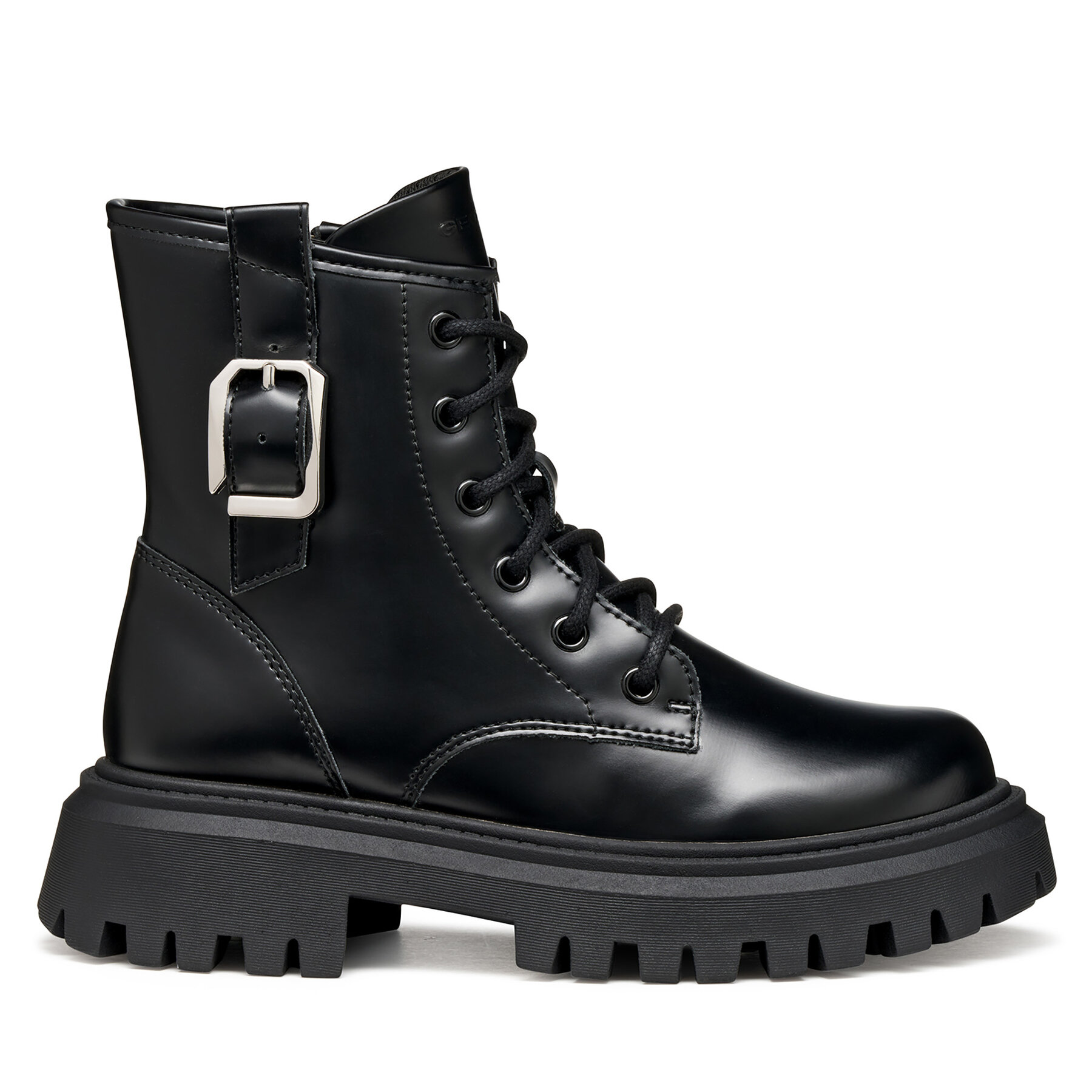 Botine Geox J Maquinnens J56M6C 000CN C9999 D Negru