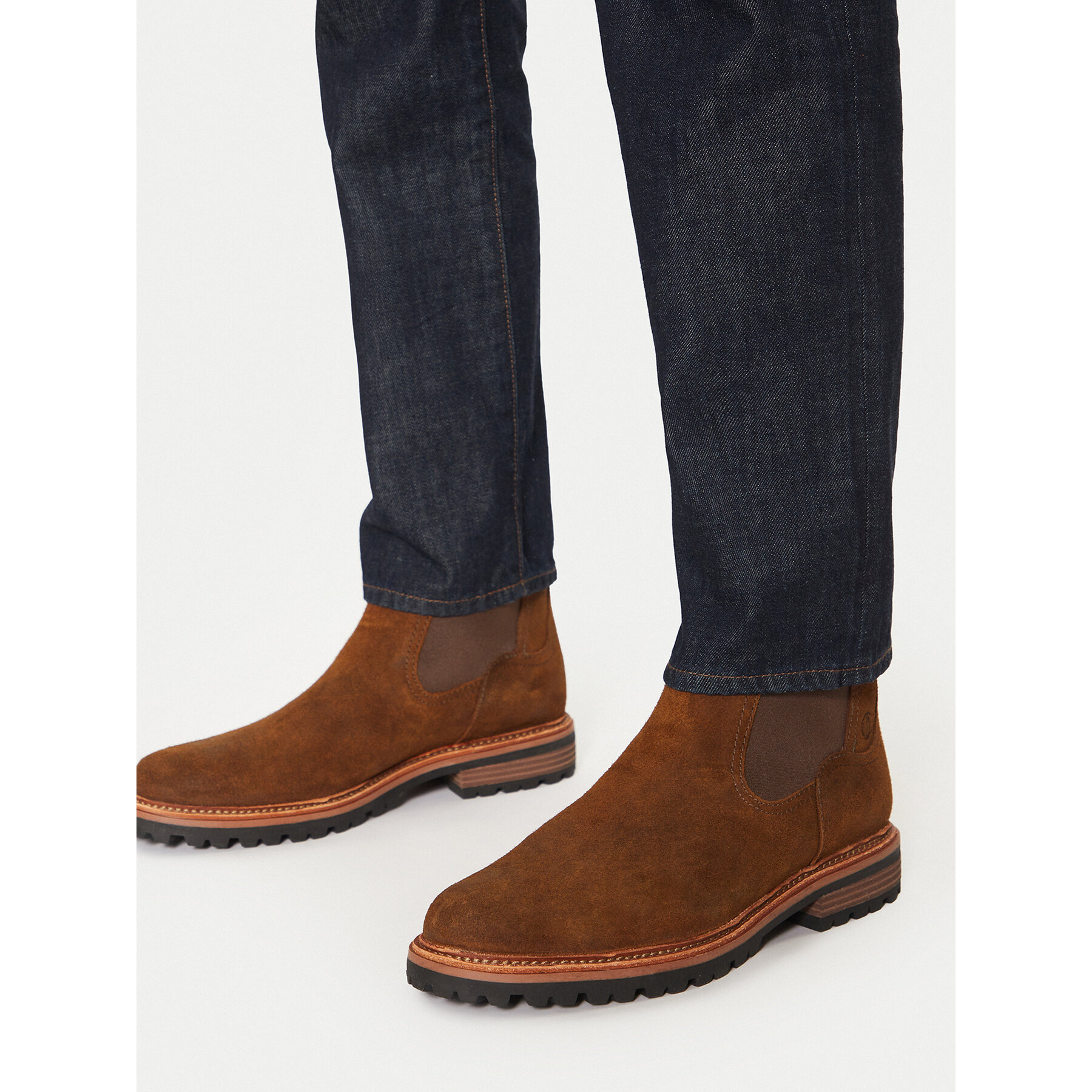 Členková obuv s elastickým prvkom Clarks Clarkridge Top 26179723 Hnedá