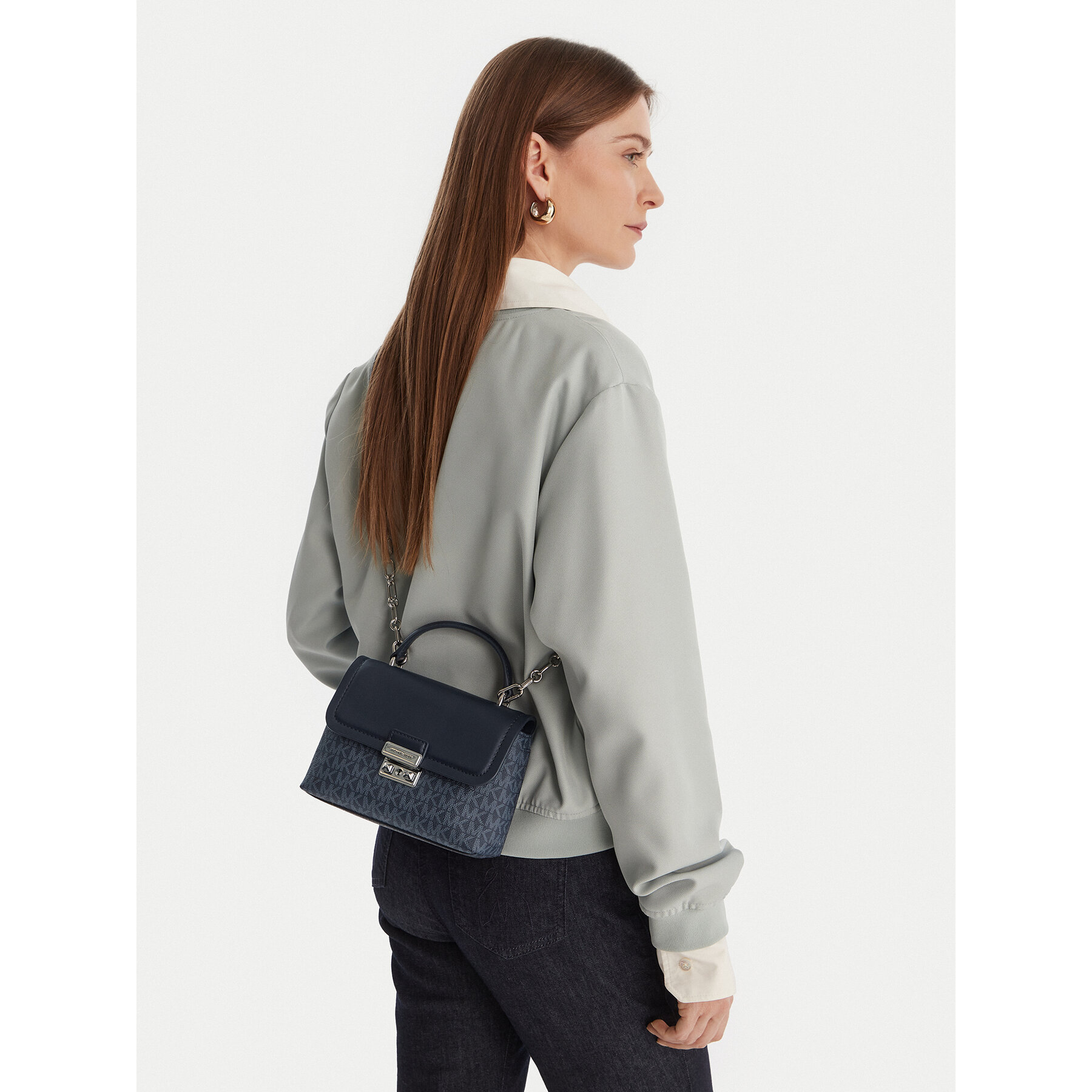 Geantă MICHAEL Michael Kors 32R6S2RC0B Bleumarin