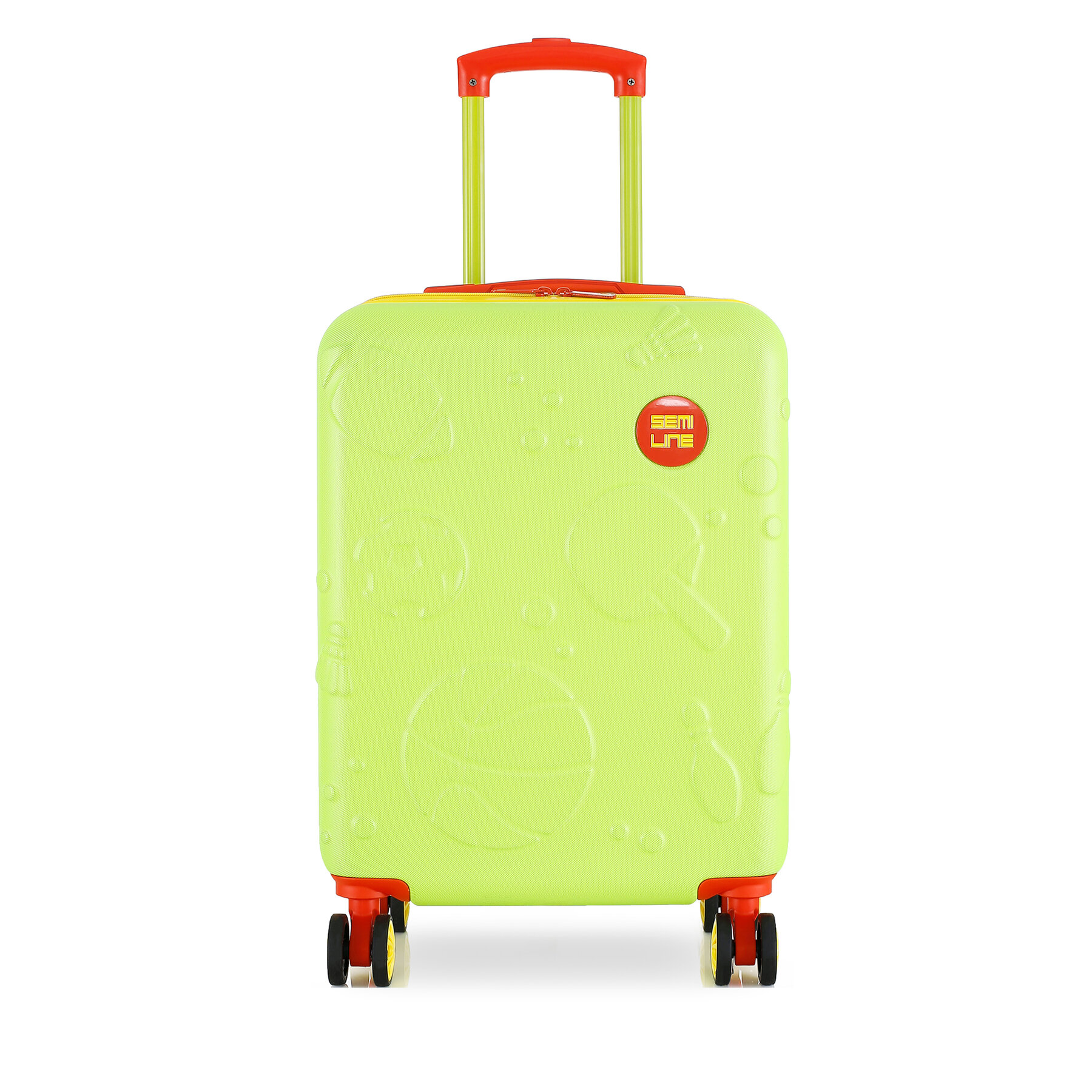 Valiză pentru copii Semi Line T5885-2 Verde