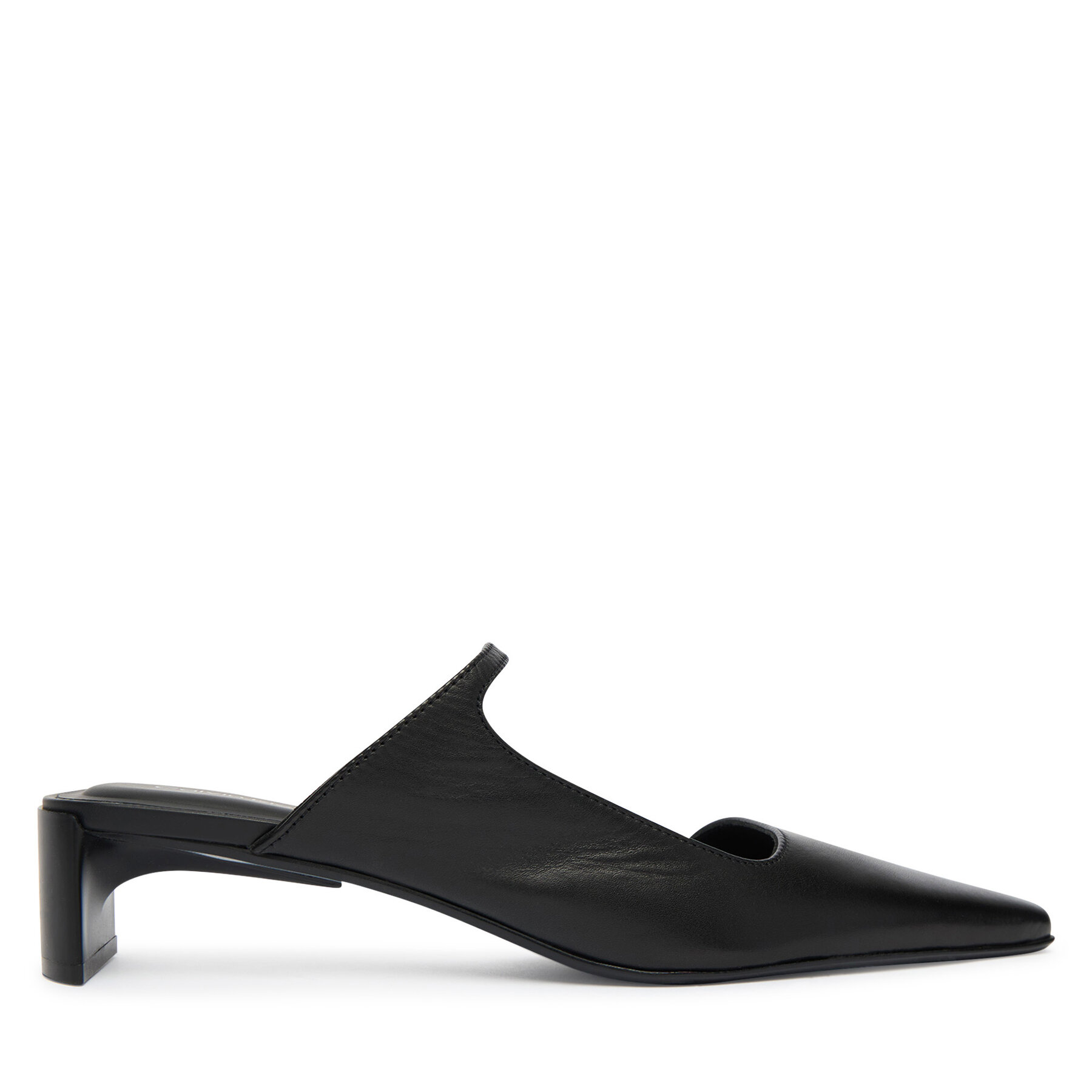 Calvin Klein Dámske Šľapky, Rozmer: 36, Čierna, Set Back Heel Pump Lth HW0HW02801