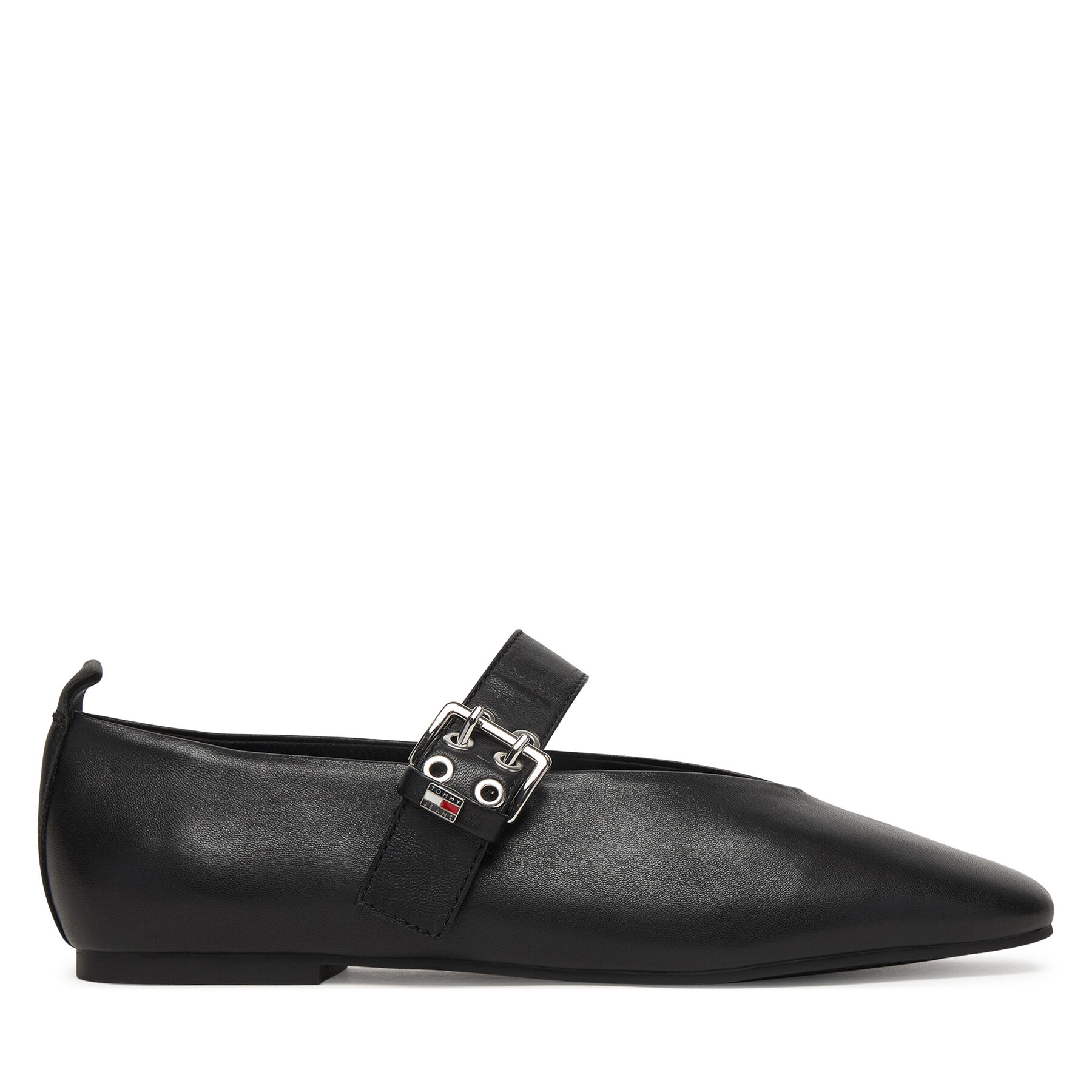 Baleríny Tommy Jeans Tjw Ballerina Buckle EN0EN03019 Čierna