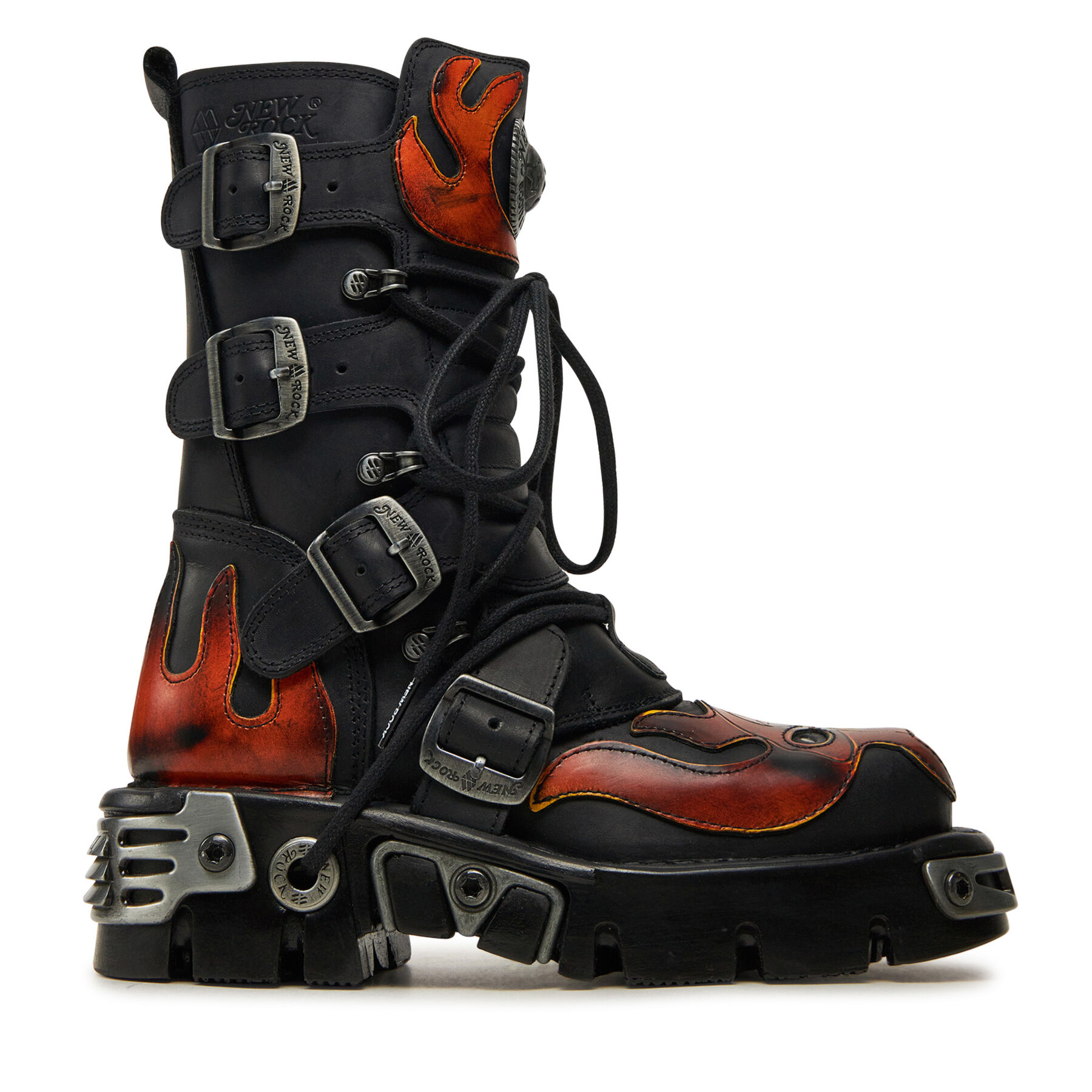  Bakancs NEW ROCK M-107-S1 Fekete akciós termékkép 1