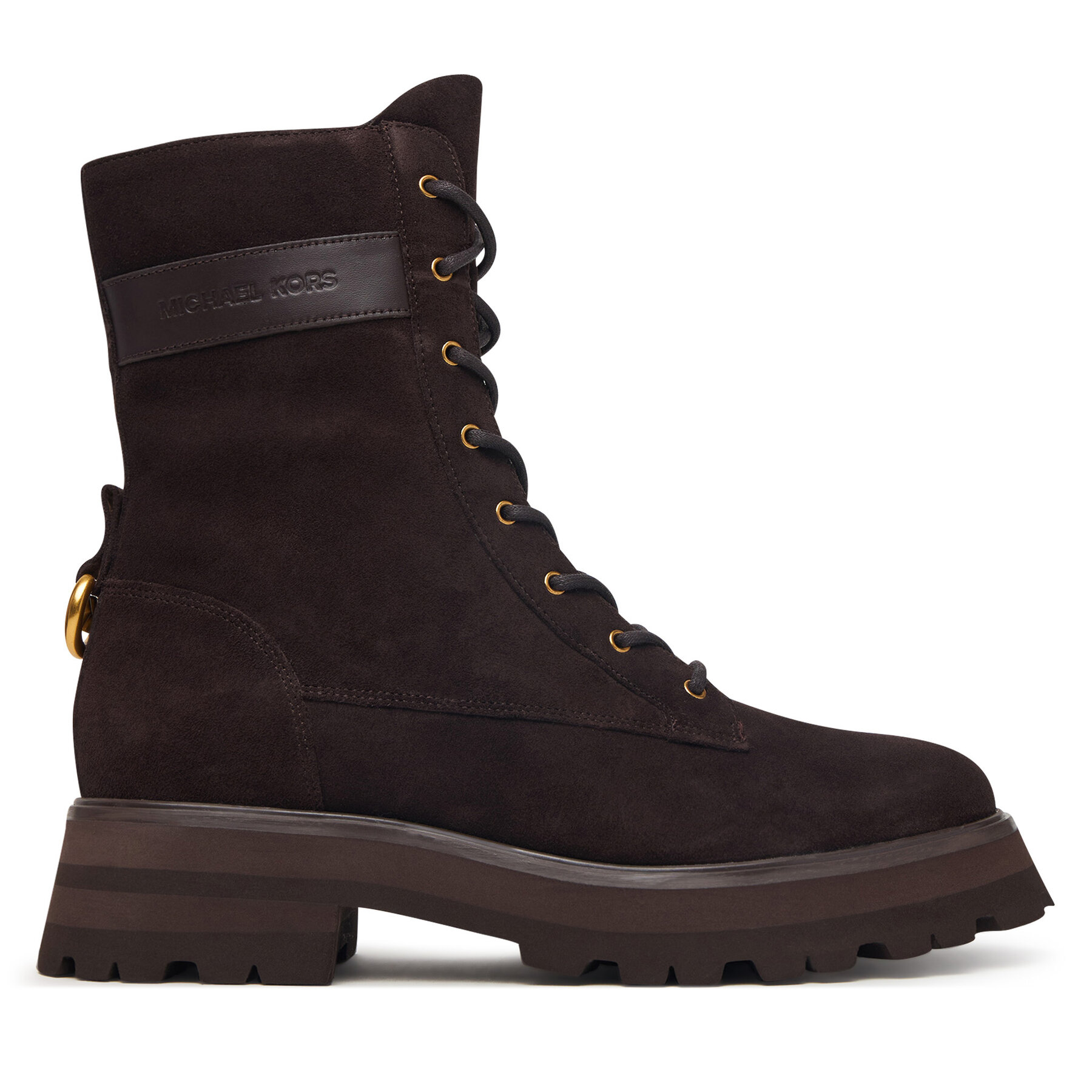 Зимни обувки MICHAEL Michael Kors Caleb Lug 40F6CBFE5S Кафяв