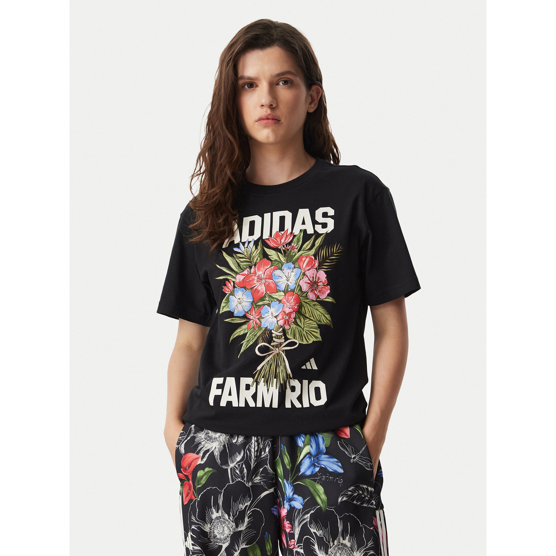 adidas T-shirt Fram Rio Graphic KR02801 Crna Regular Fit