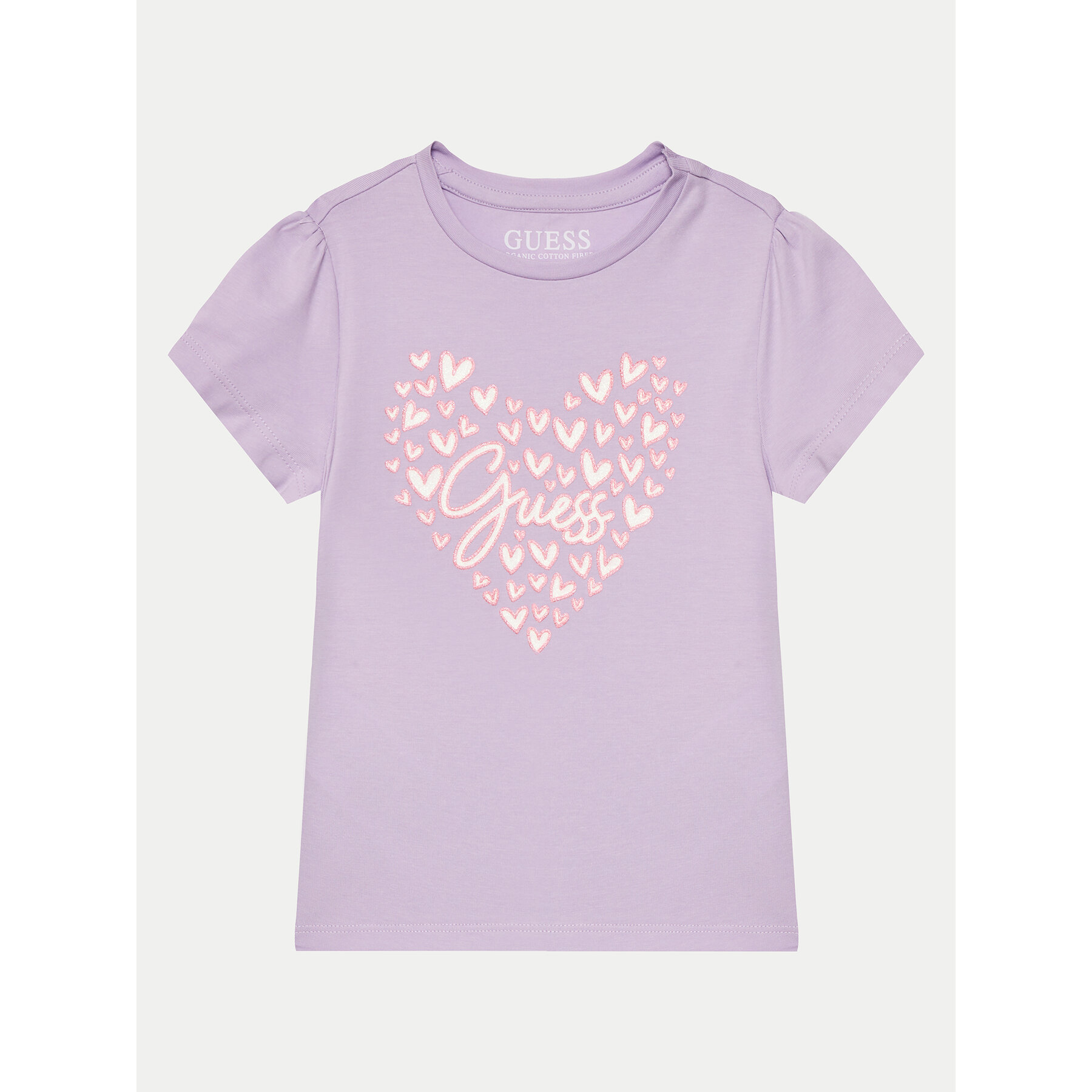 Guess Póló K4GI03 K6YW4 Lila Regular Fit