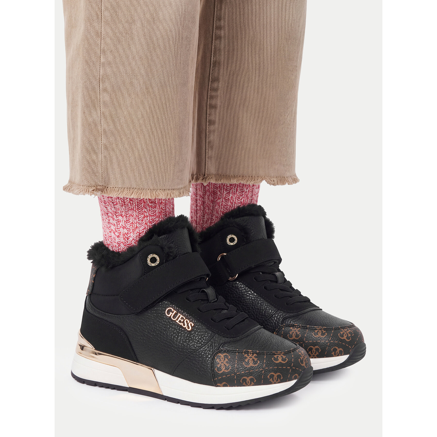 Gležnjače Guess CEO-CS13701-04 Crna