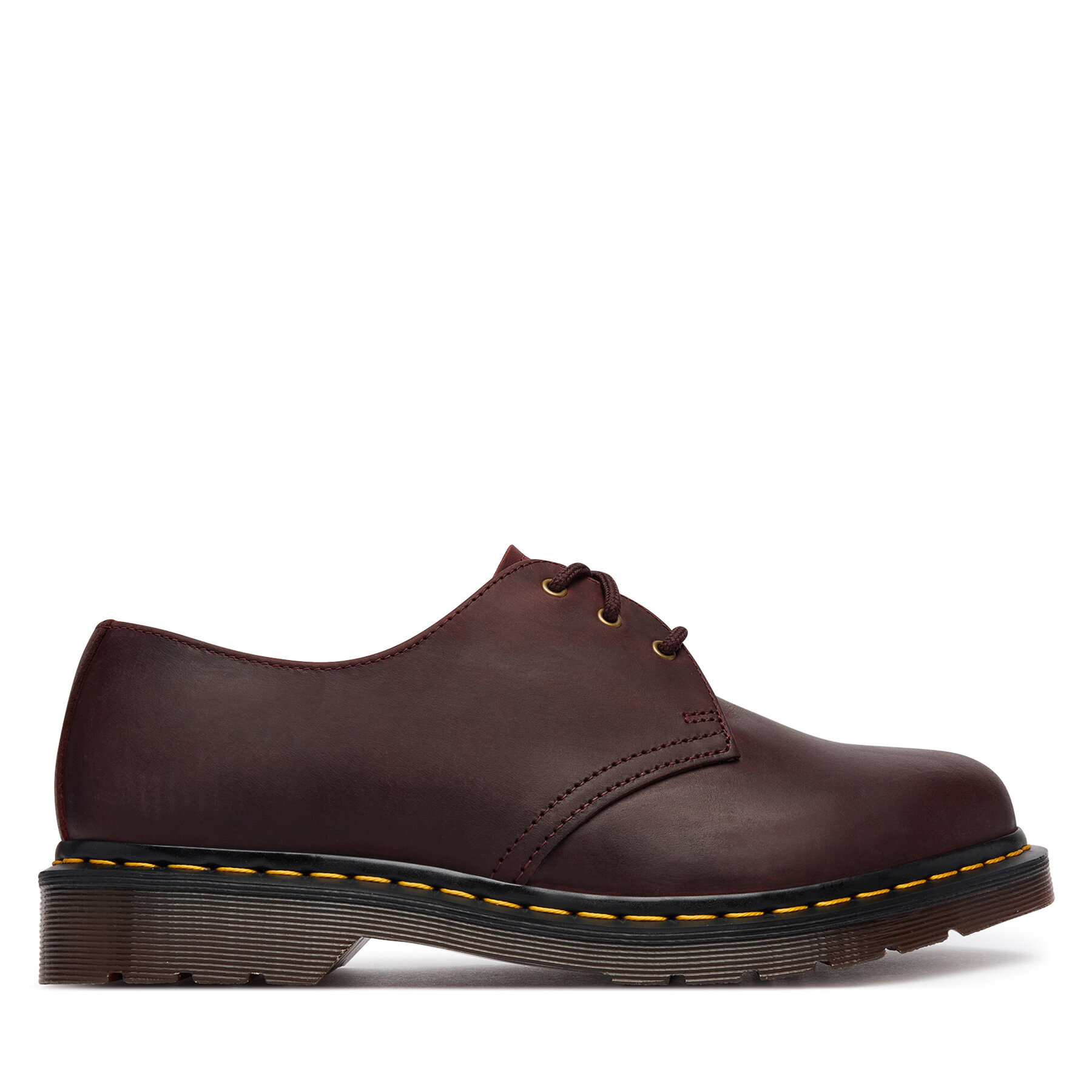 Cipele Dr. Martens 3 Eye Crazy Horse DM11838601 Tamnocrvena