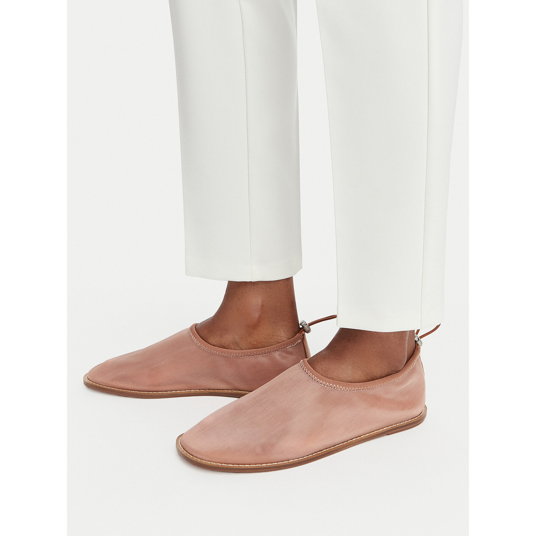 Балеринки Calvin Klein Stretch Ballerina Shoe Spac Mesh HW0HW03041 Коралов
