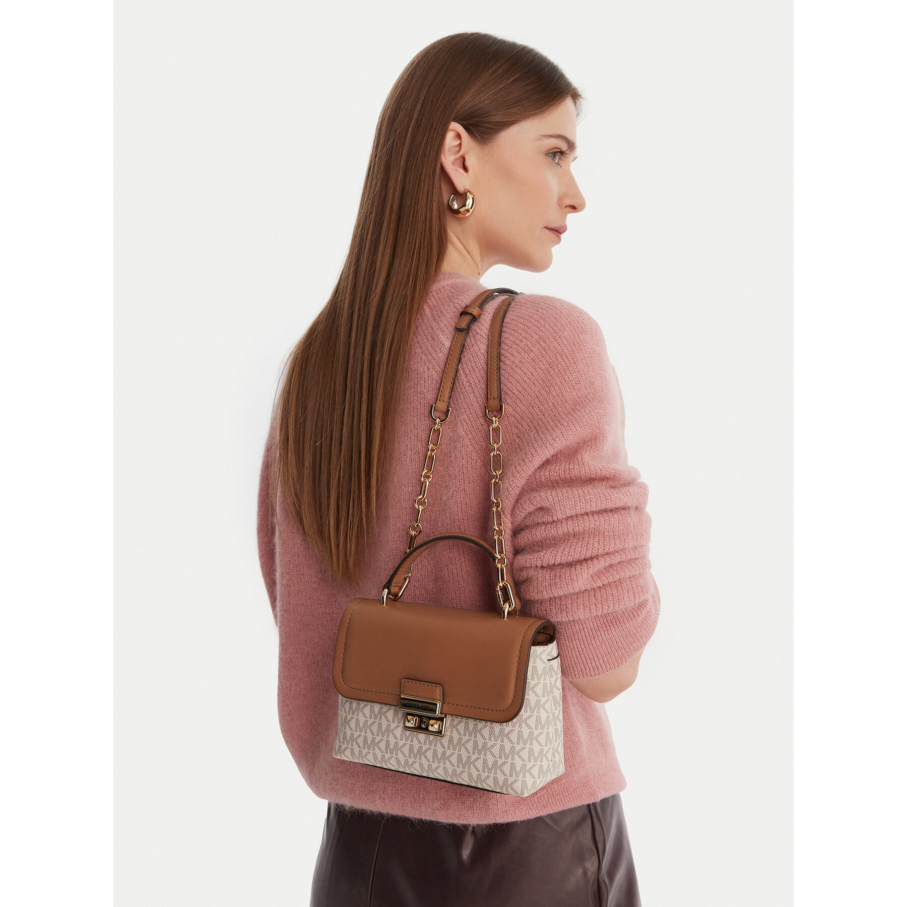 Táska MICHAEL Michael Kors 32R6G2RC0B Ekru