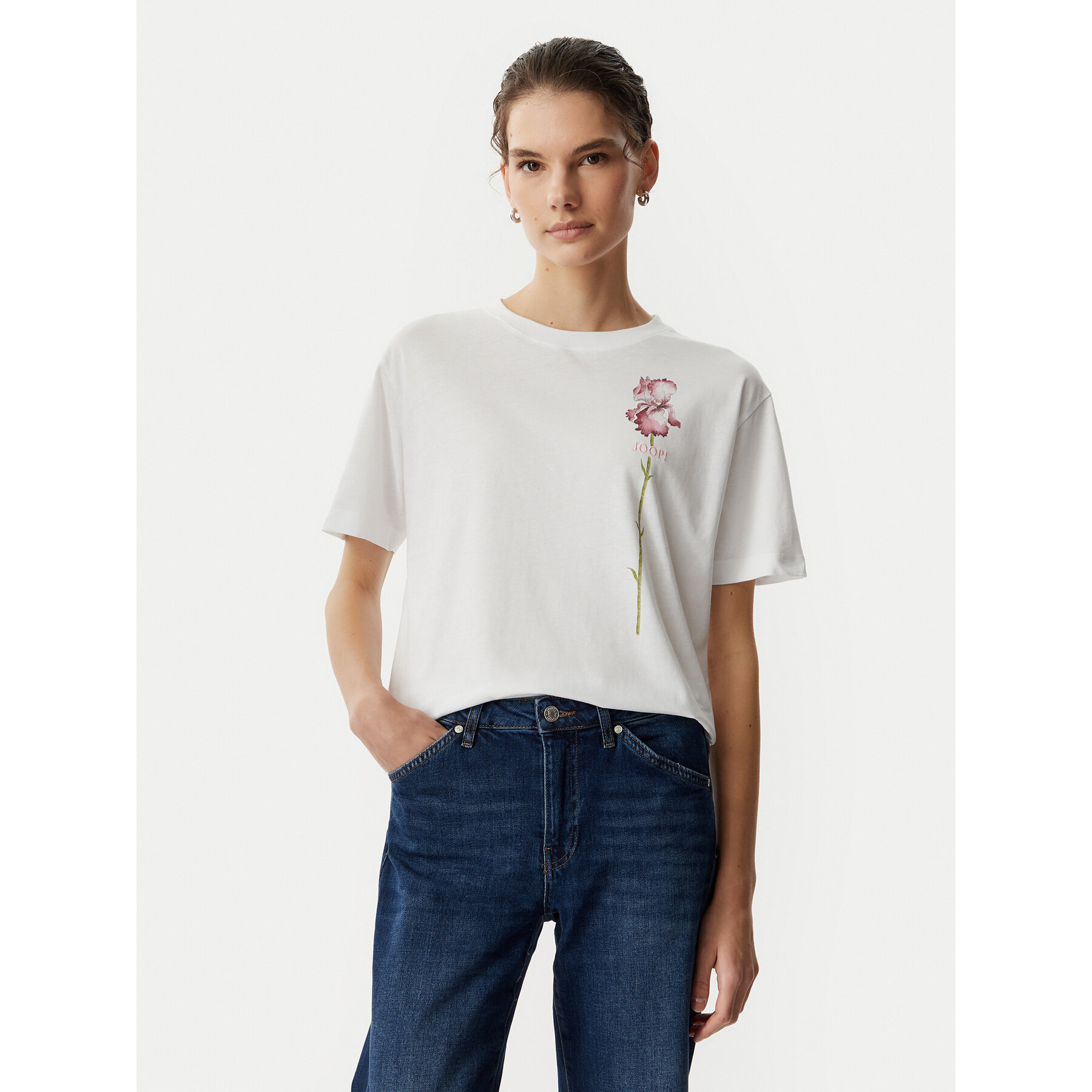 JOOP! T-Shirt 263Je32Tate 30103768 Weiß Regular Fit
