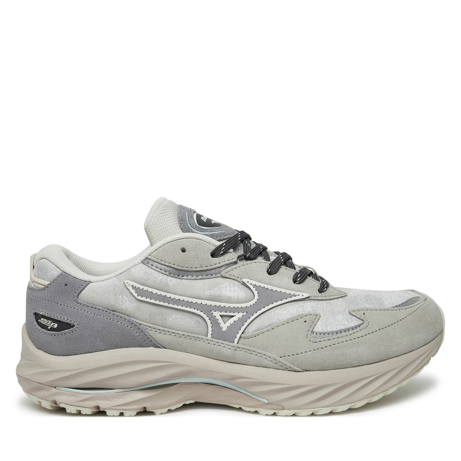 Uomo Sneakers Mizuno, Taglia 42, Beige, Wave Rider D1GA2455, taglia : 42