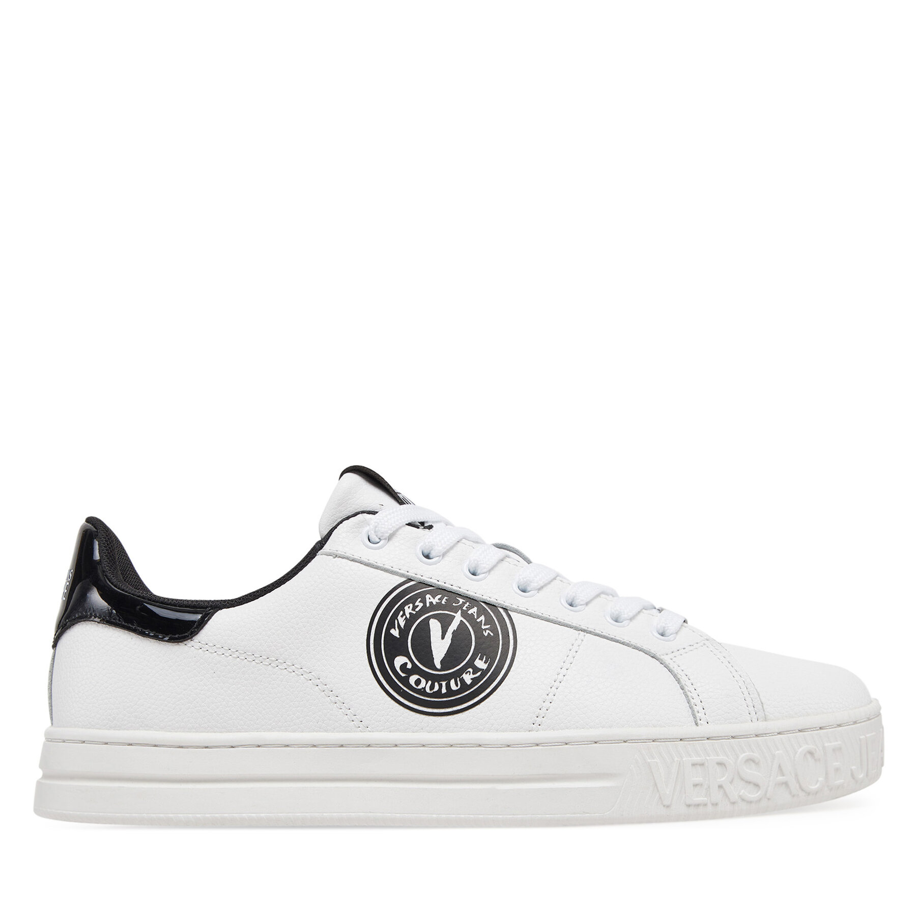 Uomo Sneakers Versace Jeans Couture, Taglia 42, Bianco, 78YA3SK1, taglia : 42