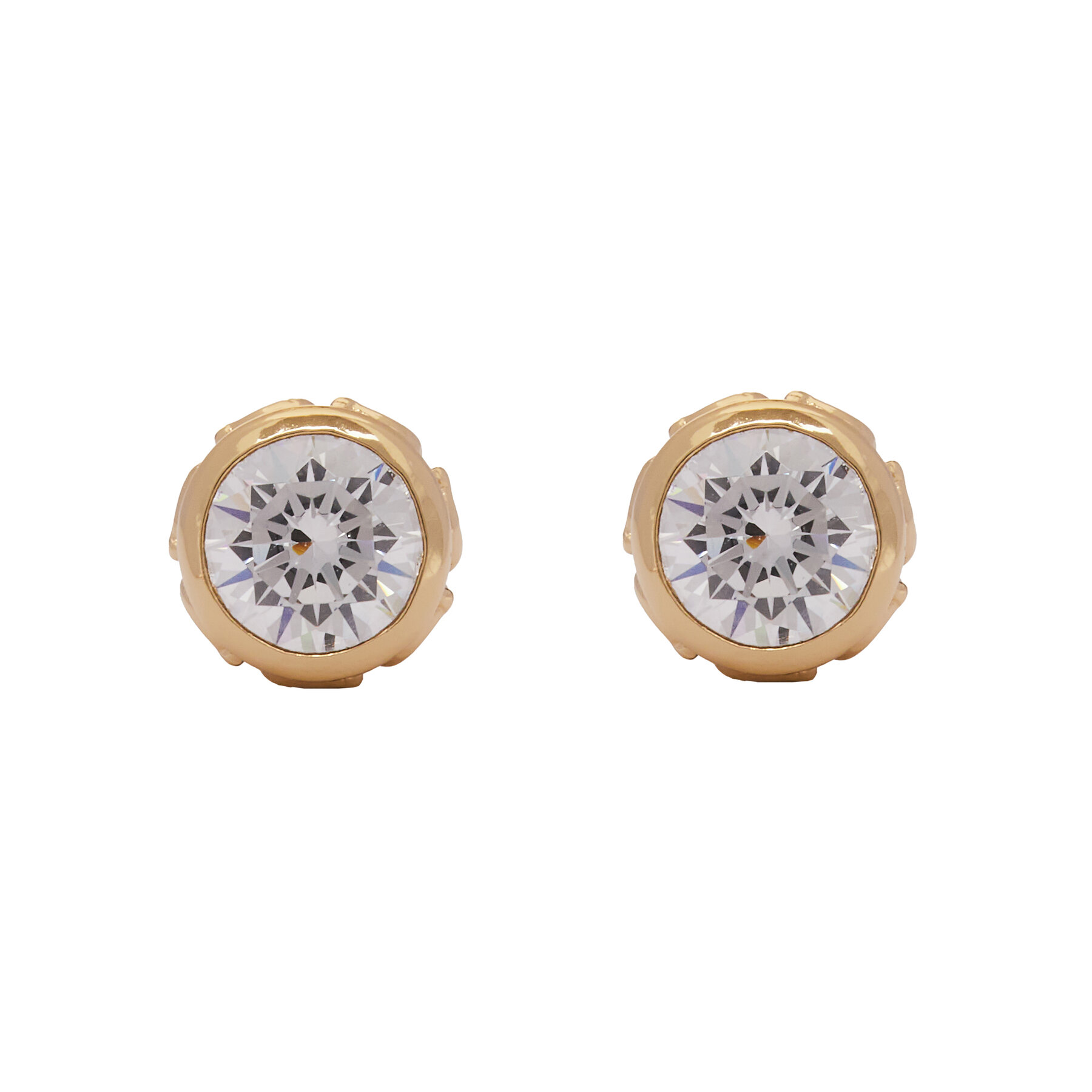 Uhani Coach Signature Stone Earrings 37423484GLD111 Zlata