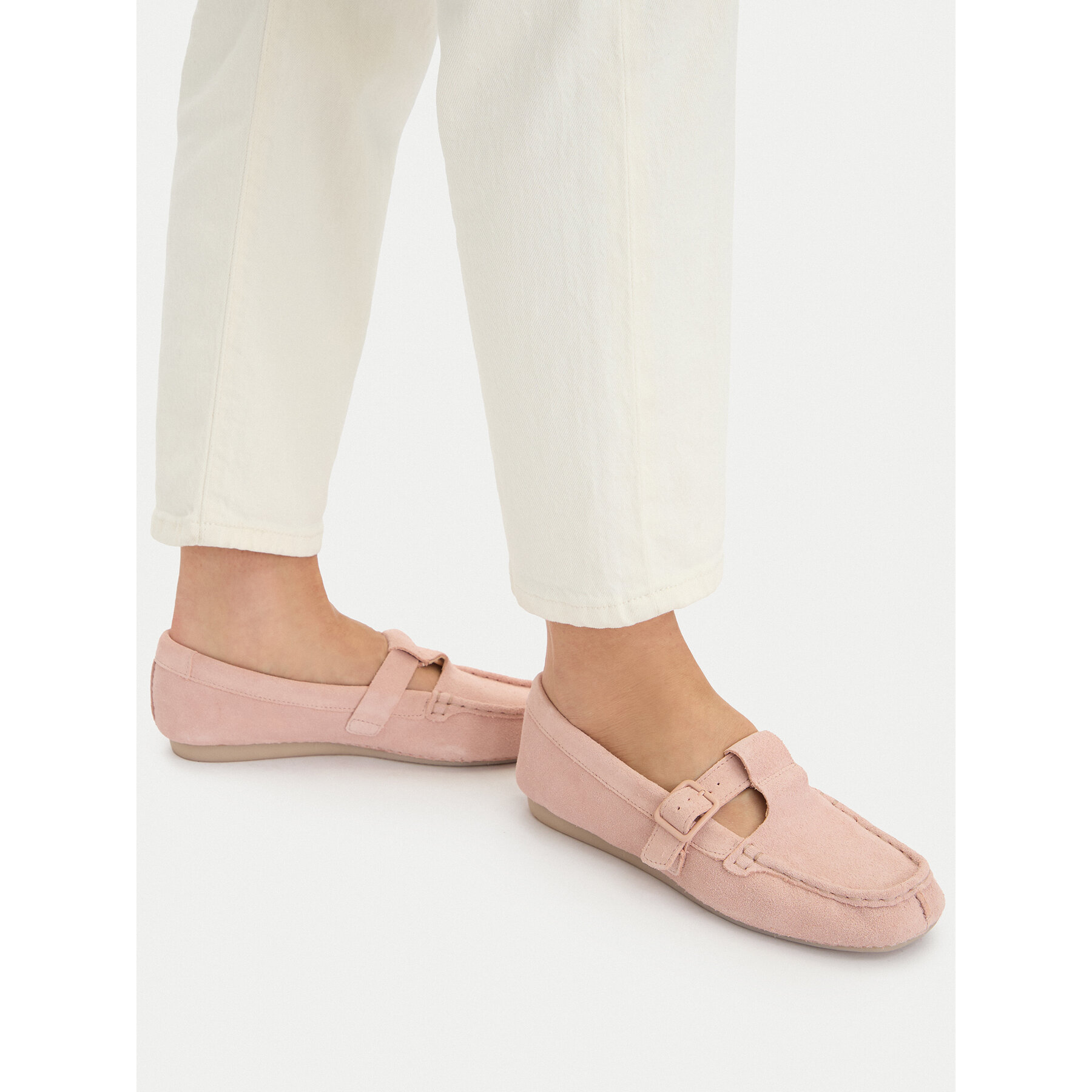 Mokasinke Clarks Freckle Tbar 26185904 Ružičasta