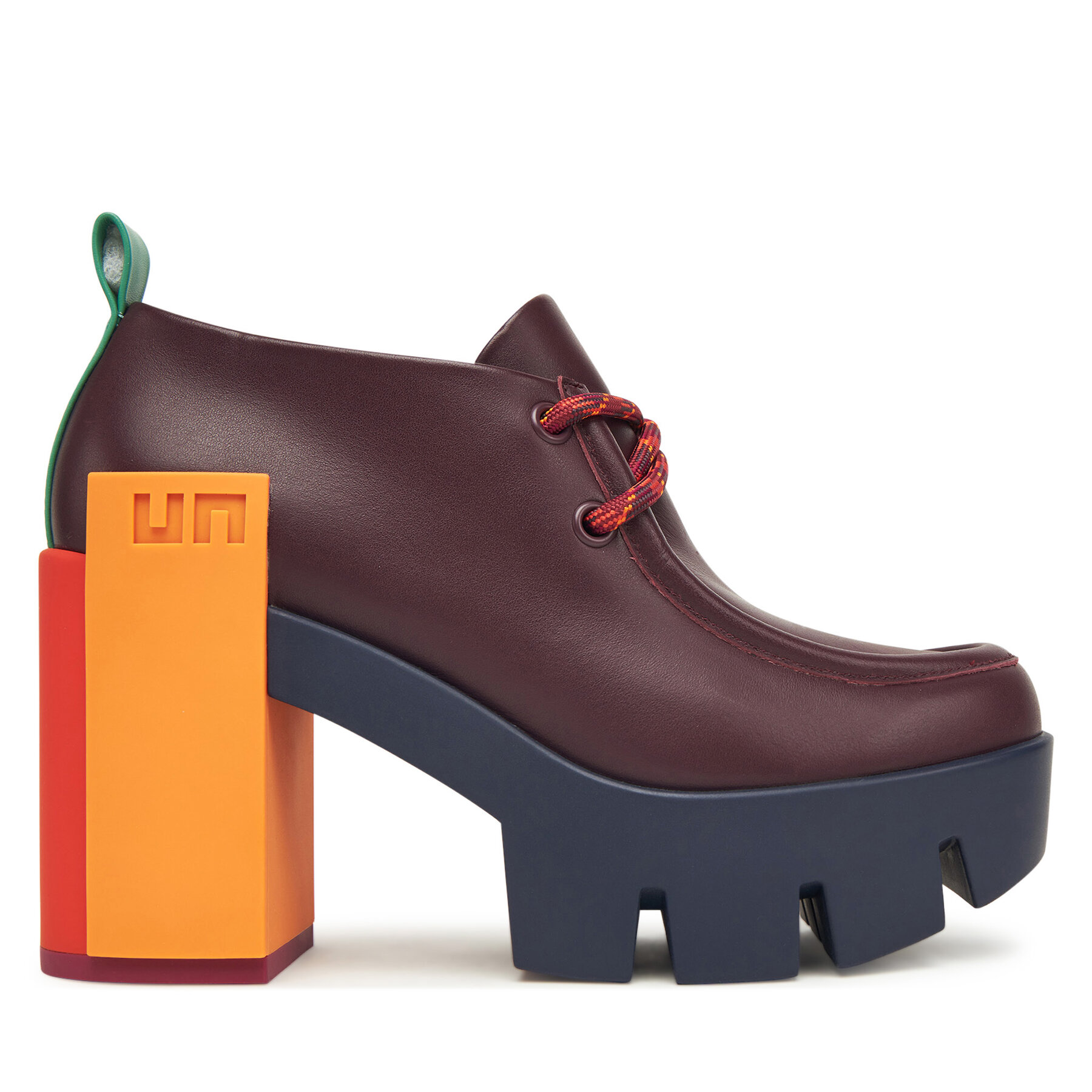 Pantofi United Nude Grip Moc Mid 1095792416 Vișiniu