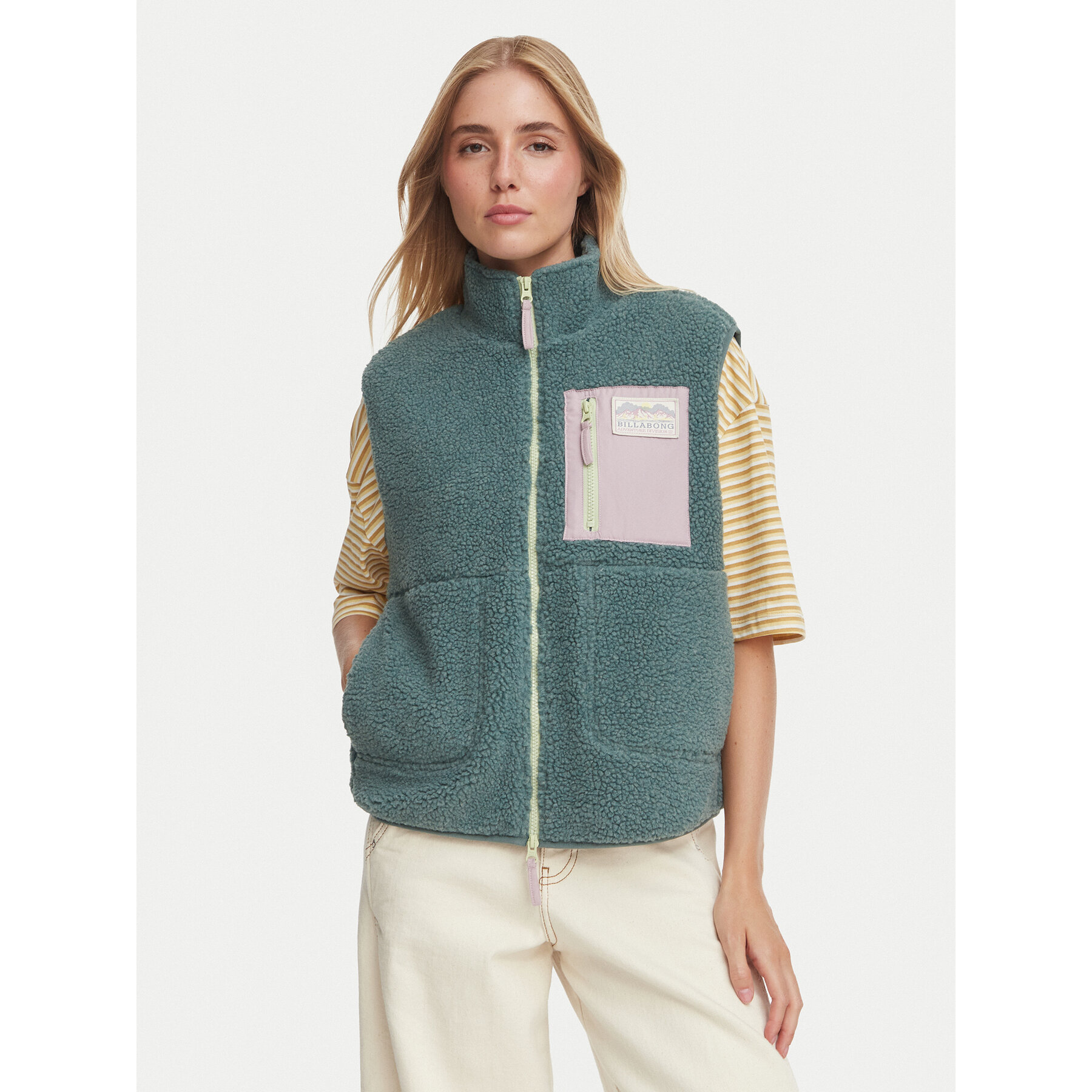 Billabong Bodywarmer EBJJK00208 Grün Relaxed Fit