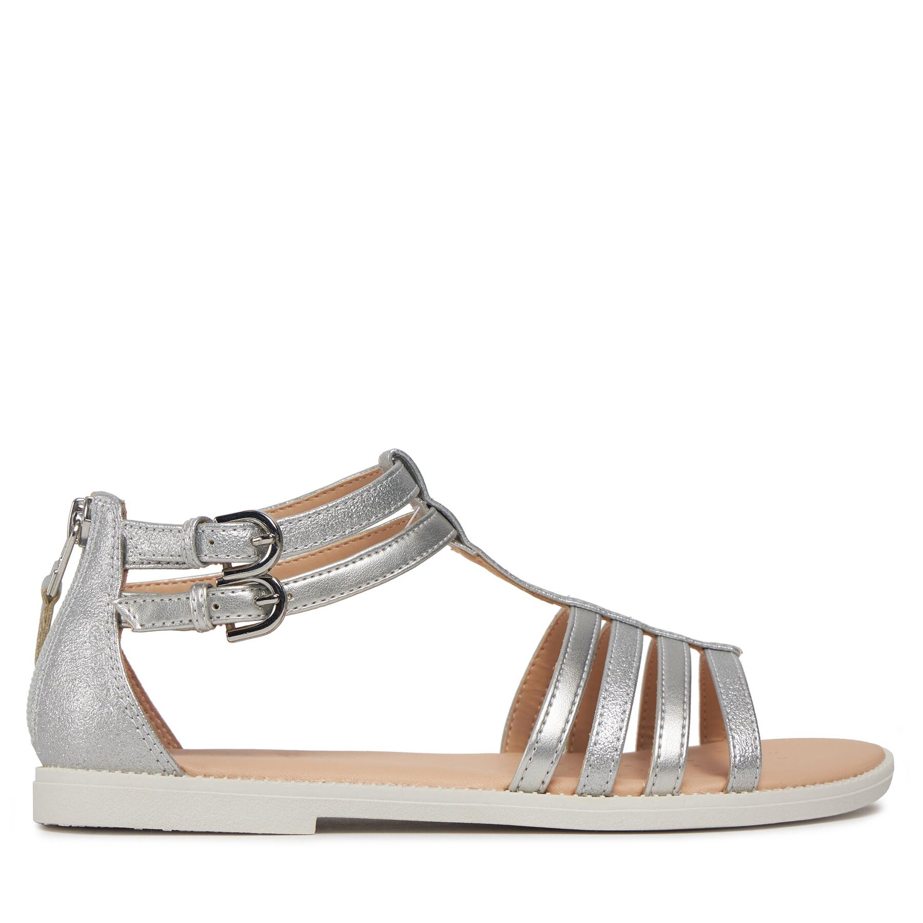 Sandale Geox J Sandal Karly Girl J7235D 0QDAJ C1007 D Argintiu