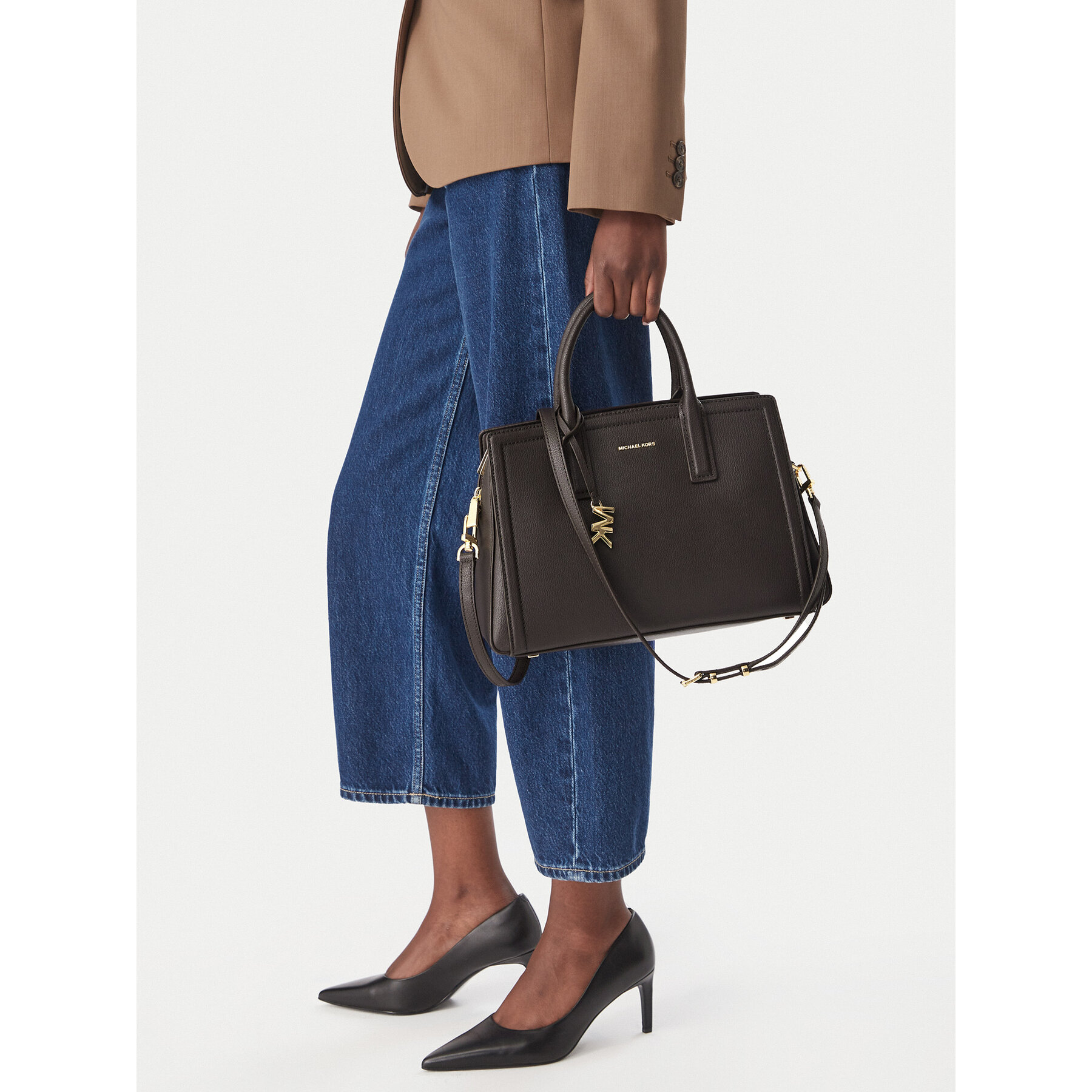 Soma MICHAEL Michael Kors 30R5G9IS6L Tumši brūna