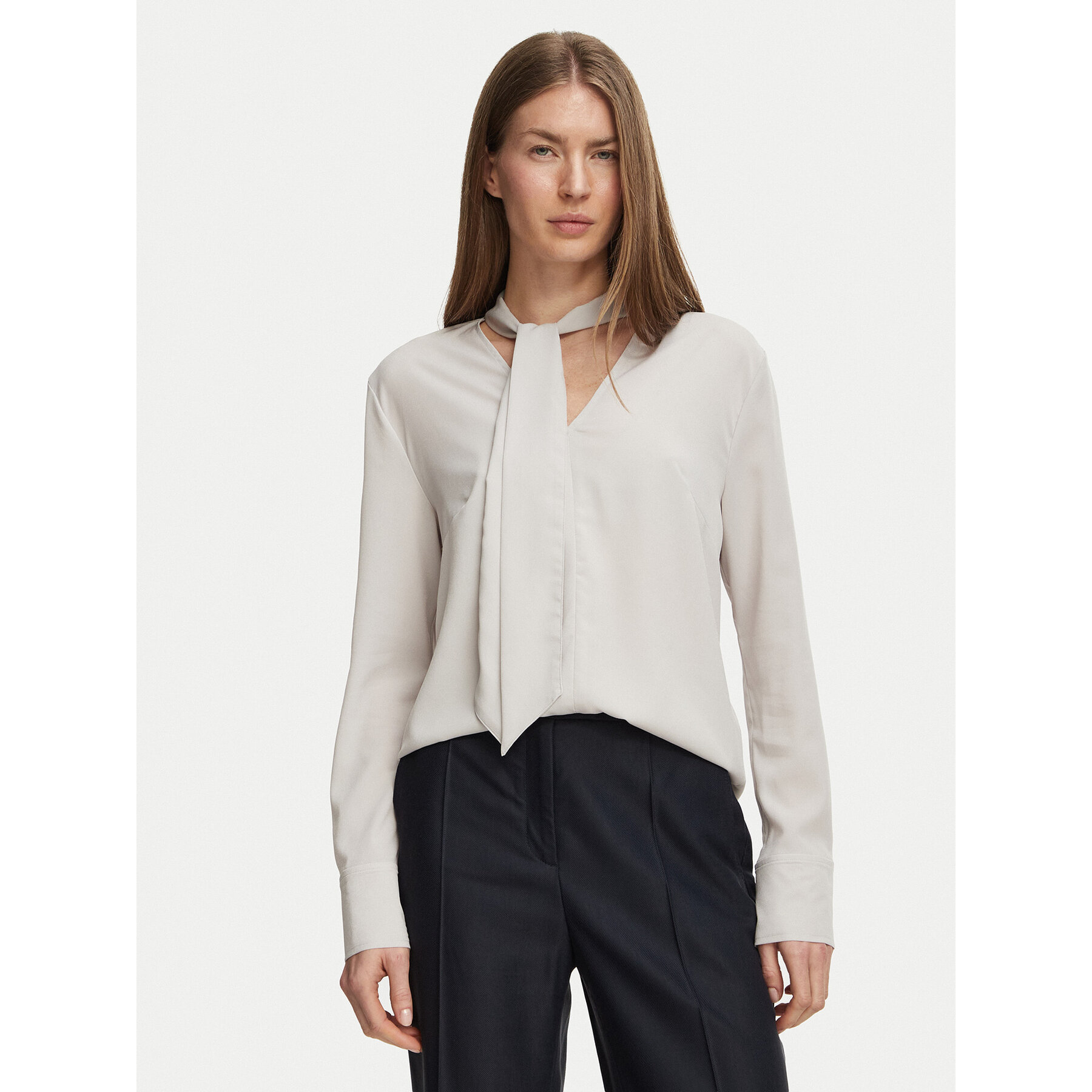 Calvin Klein Bluse LV044H115G Hellrosa Regular Fit
