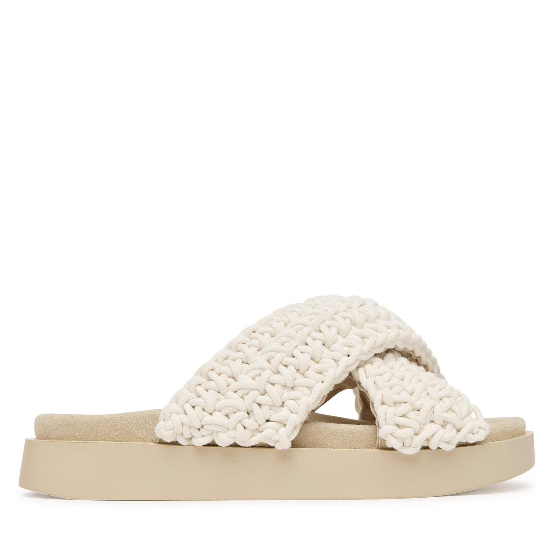 Παντόφλες Inuikii Woven 1004.003.0062 Λευκό