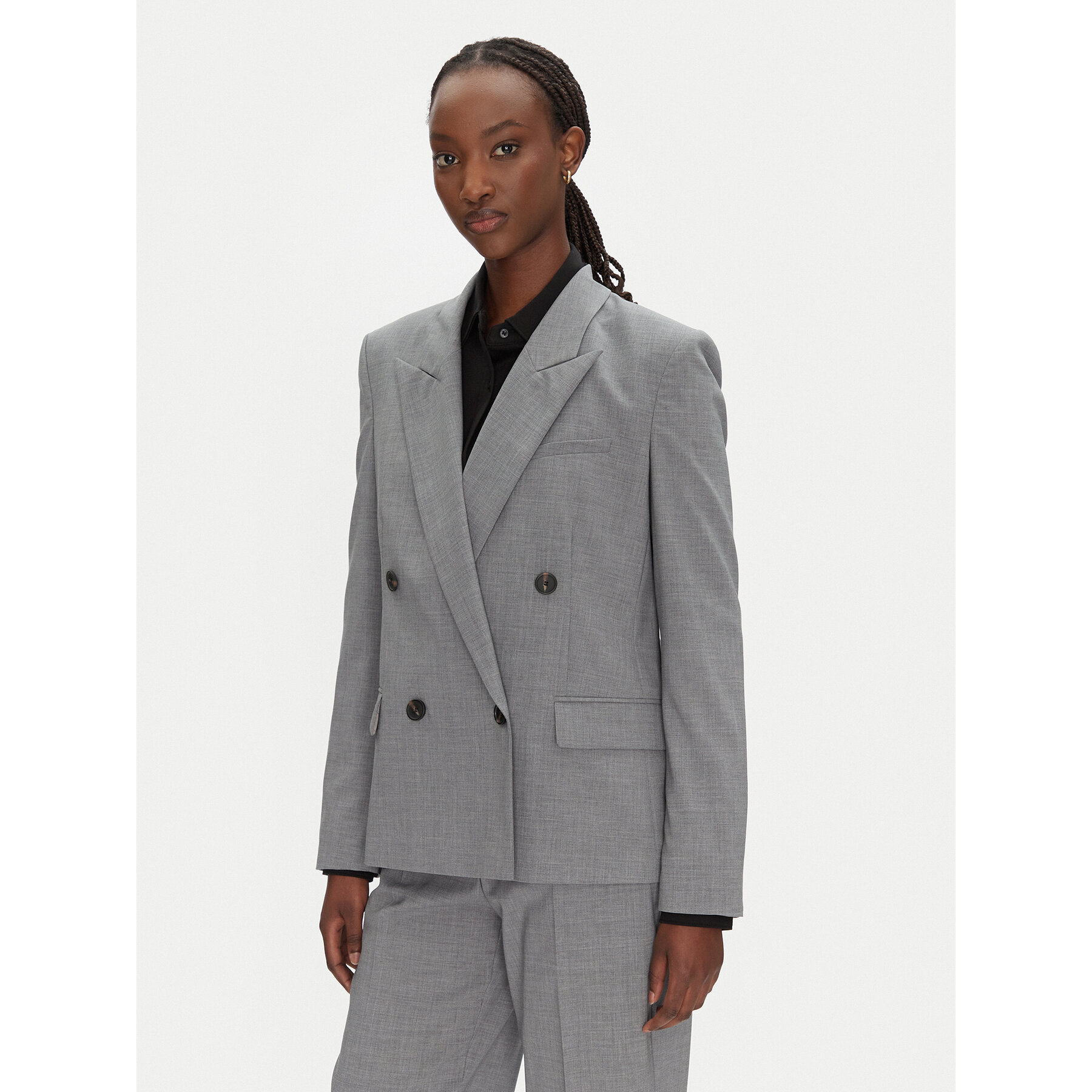 BOSS Sakko Jaleto9 50543302 Grau Slim Fit