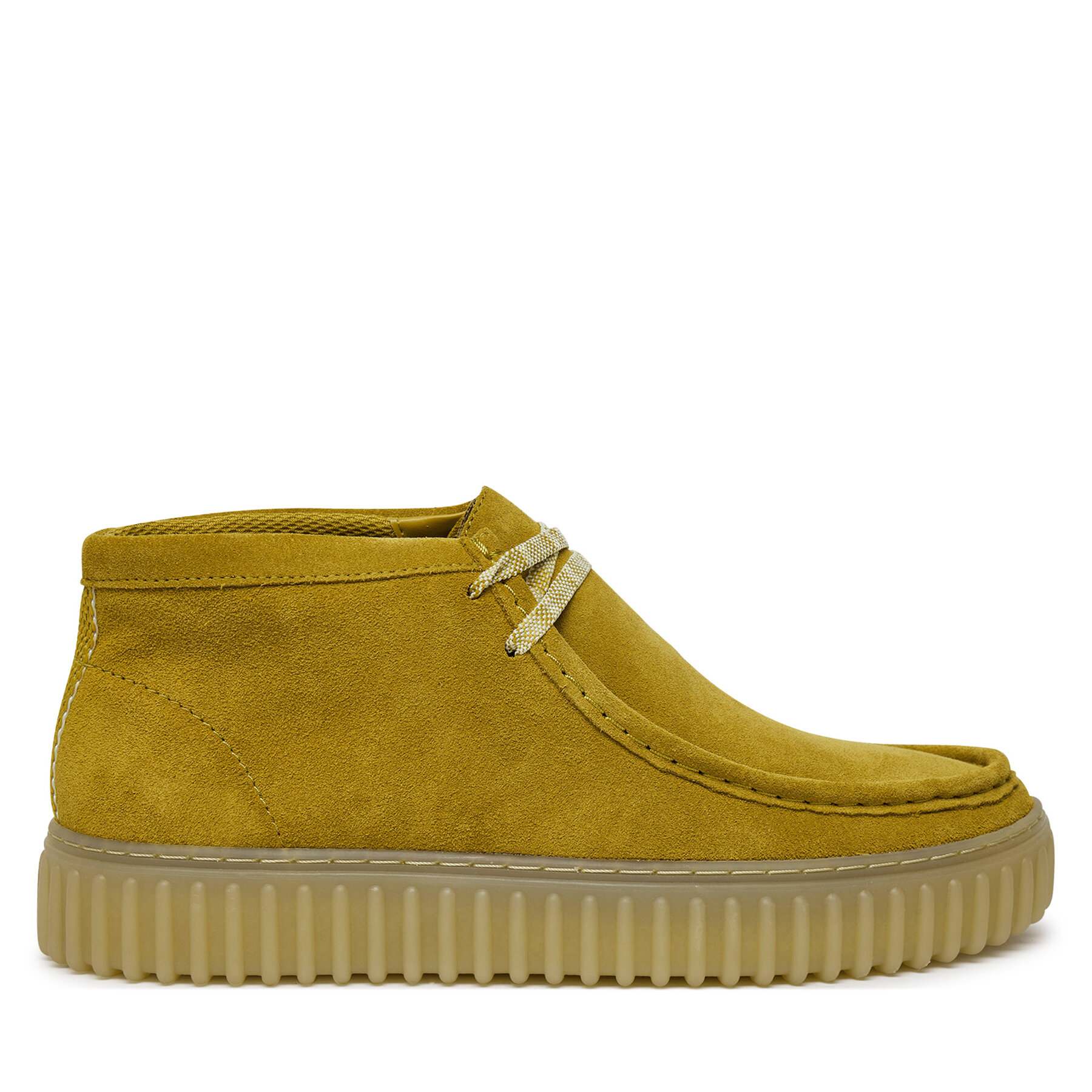 Botines planos Clarks Torhill Hi 26178269 Amarillo