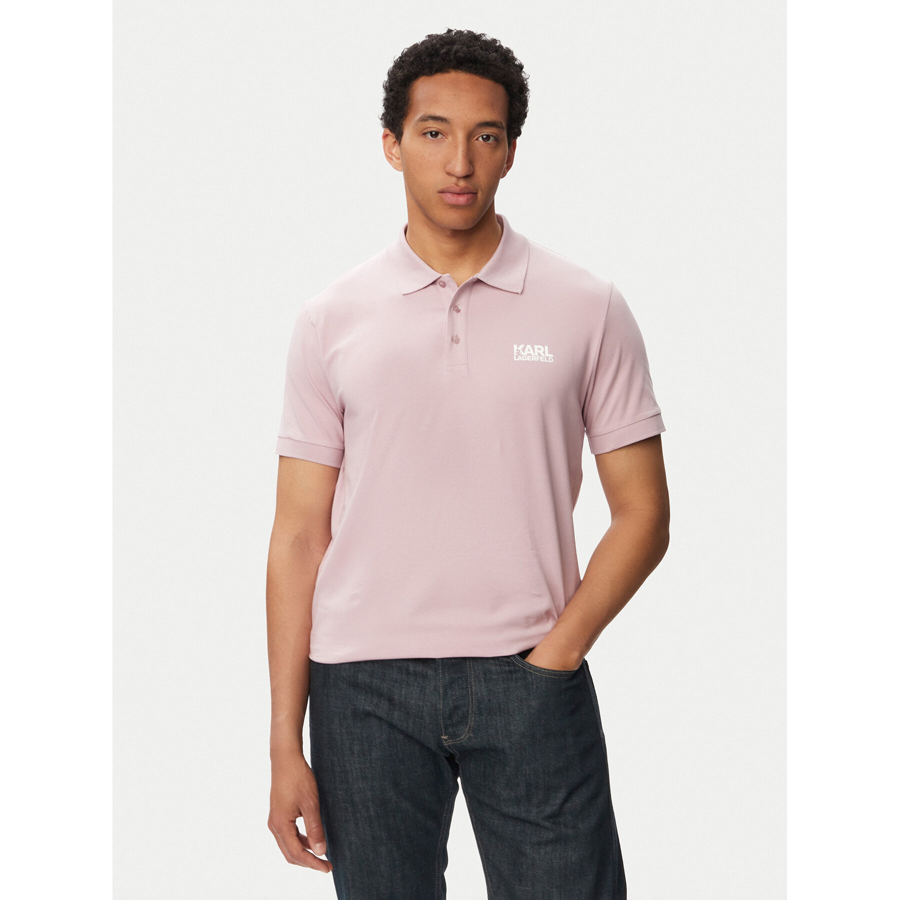 KARL LAGERFELD Poloshirt 745780 563235 Rosa Regular Fit