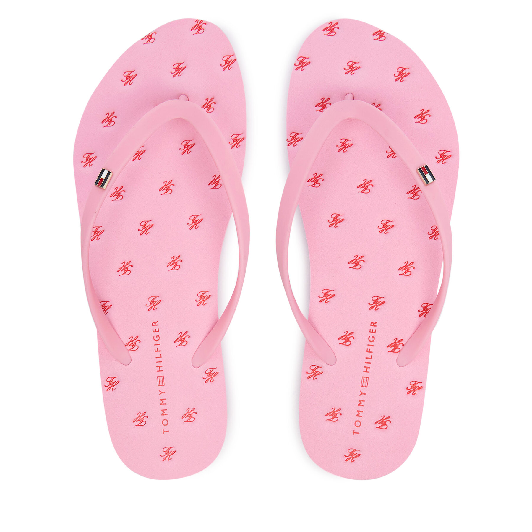 Σαγιονάρες Tommy Hilfiger Repeat Logo Platform FW0FW09199 Ροζ