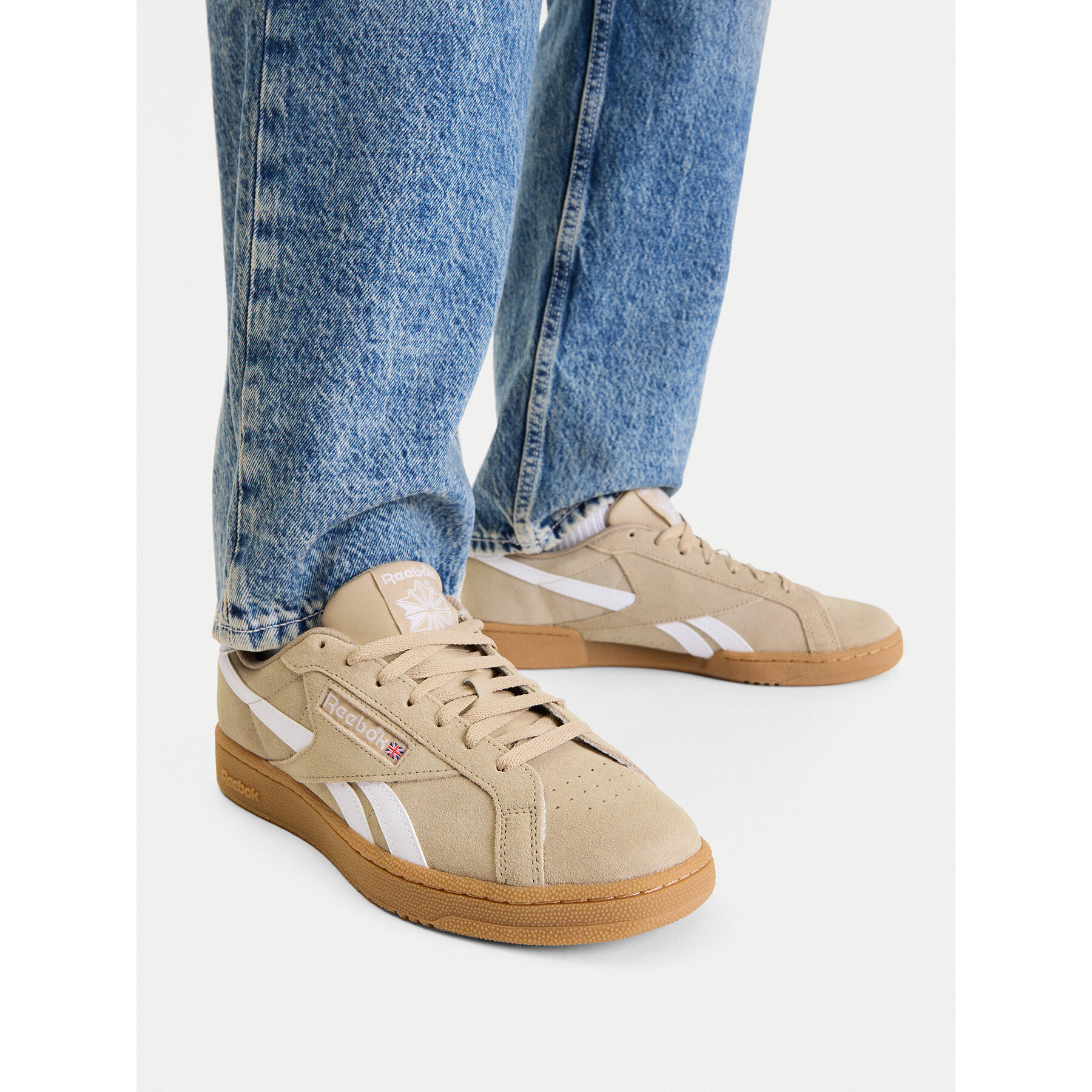 Сникърси Reebok EO-CLUB C GROUNDS UK 100277421 Бежов