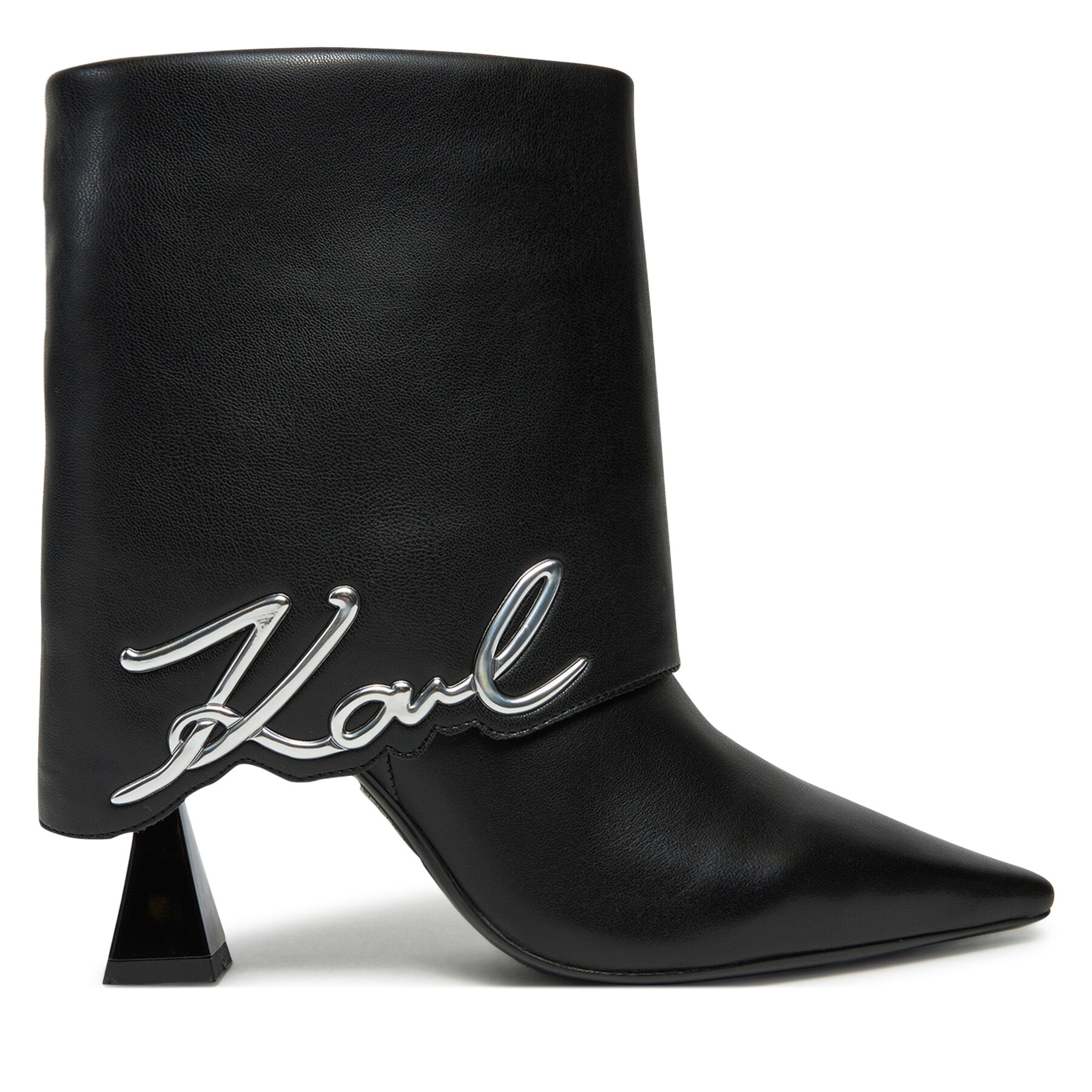 Polokozačky KARL LAGERFELD KL32044A Černá